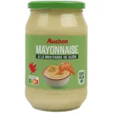 AUCHAN Mayonnaise à la moutarde de Dijon bocal