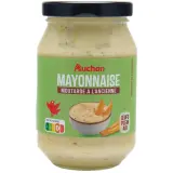 AUCHAN Mayonnaise à la moutarde à l'ancienne