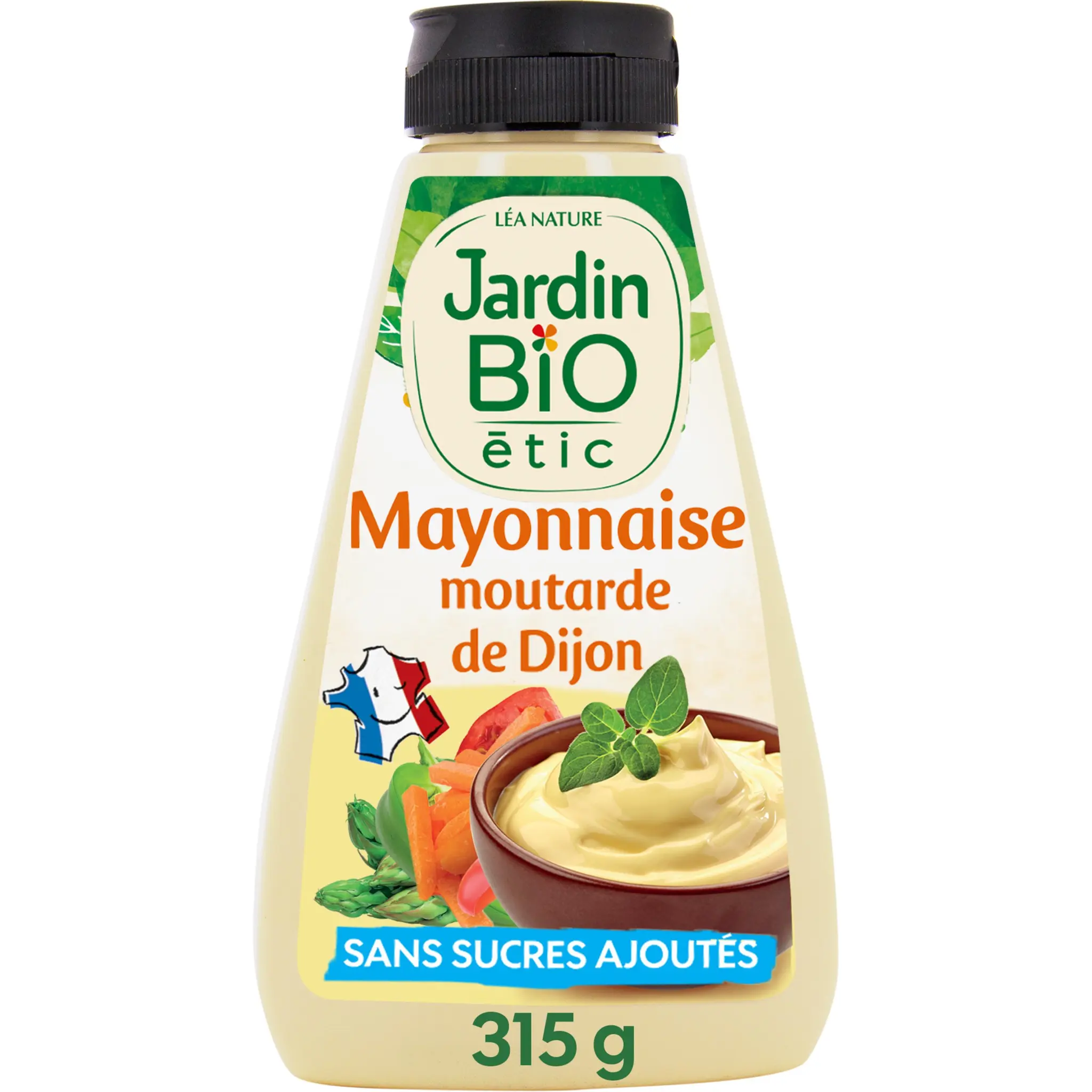 JARDIN BIO ETIC Mayonnaise à la moutarde de Dijon sans sucres ajoutés