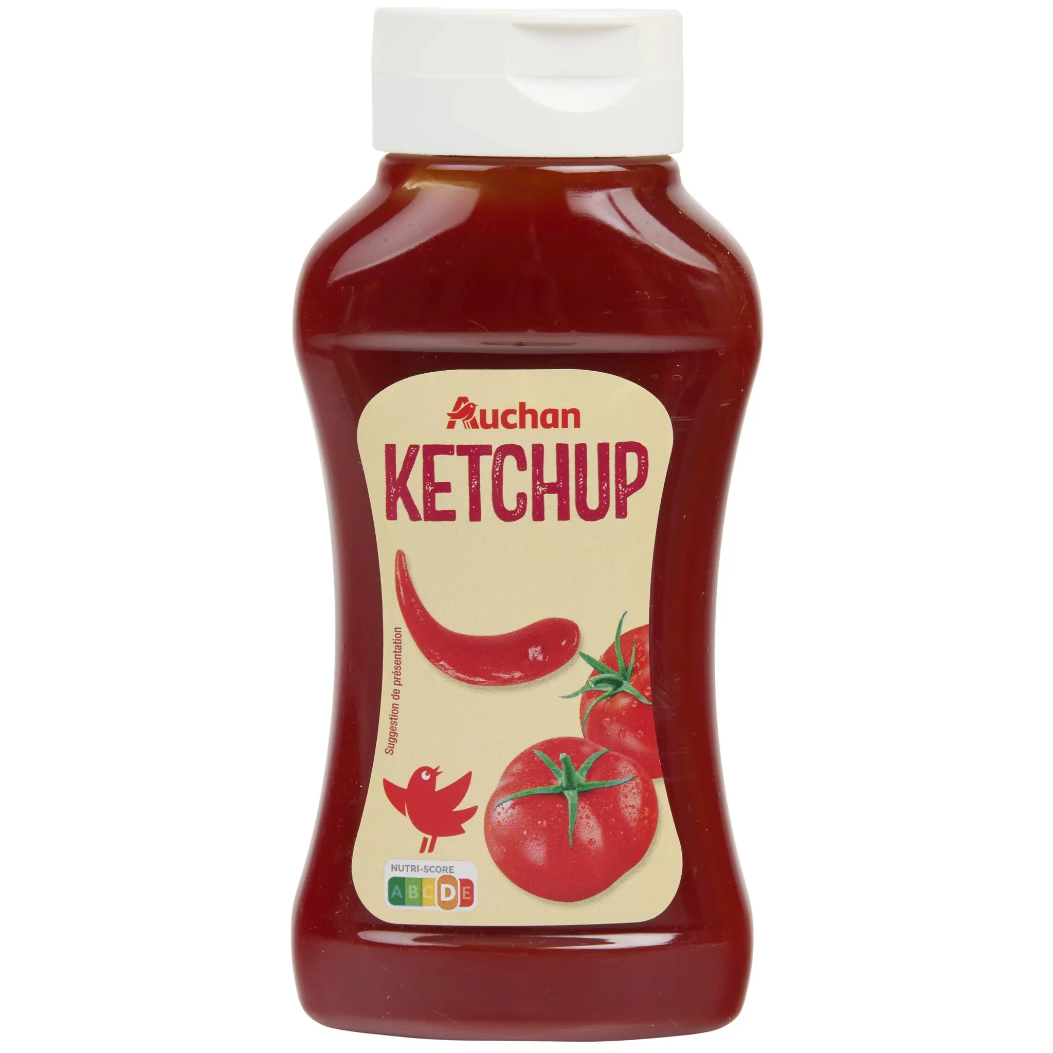 AUCHAN Ketchup nature flacon souple