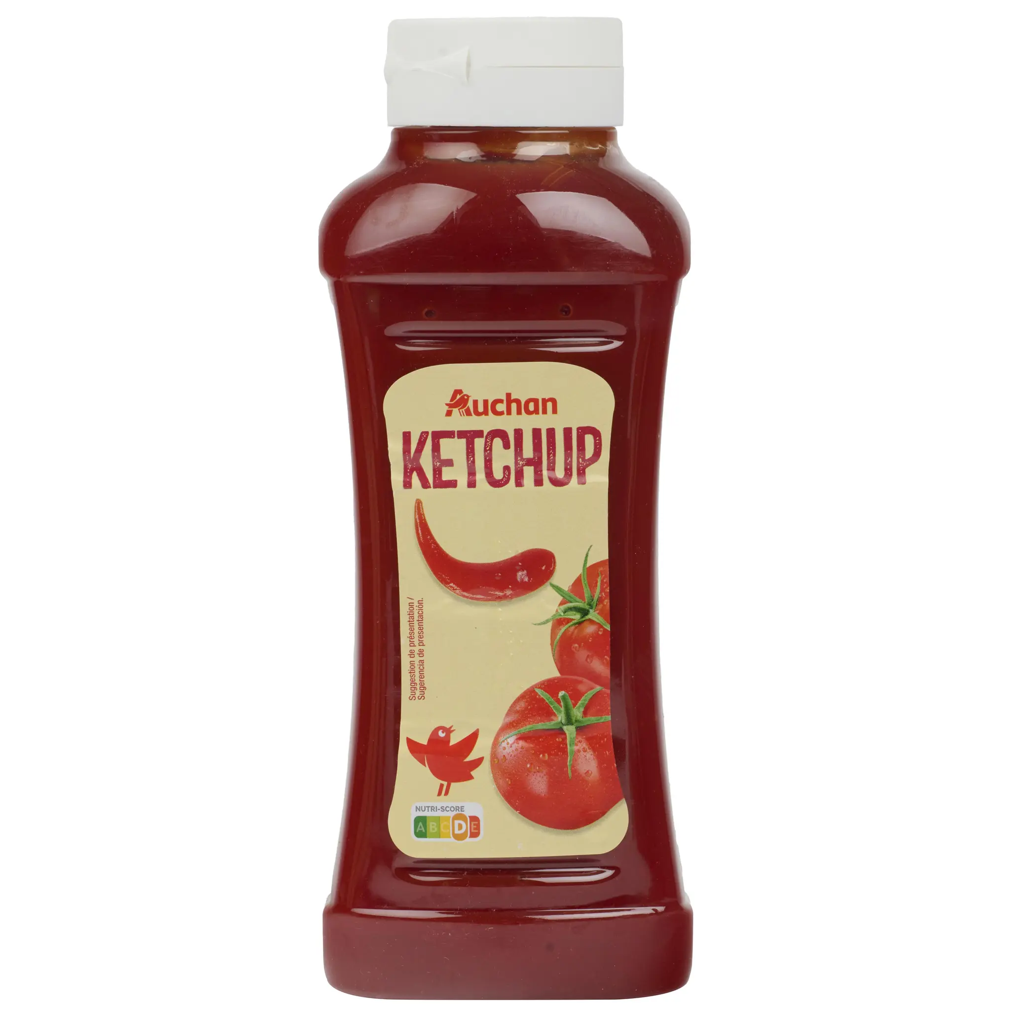 AUCHAN Ketchup nature flacon souple