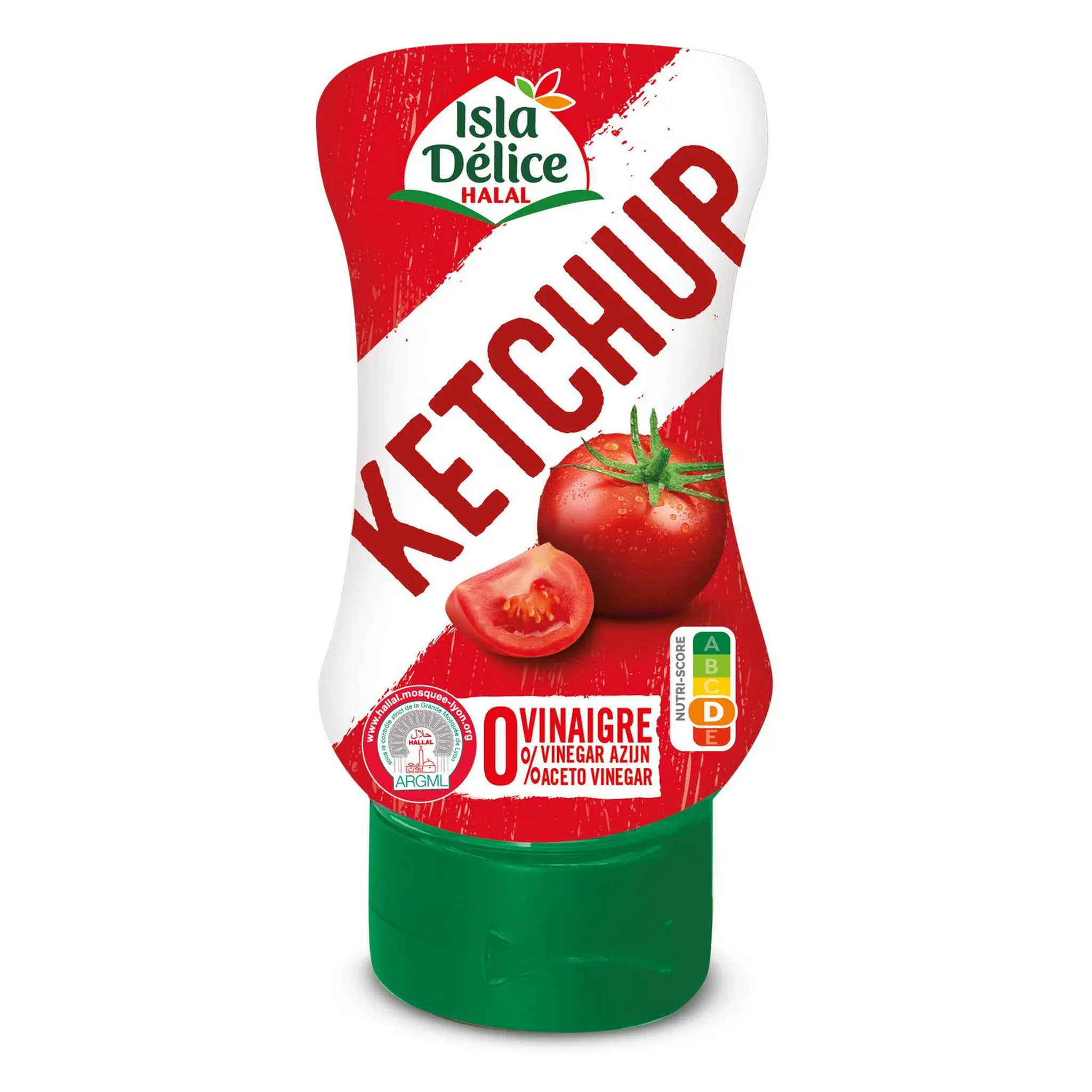 ISLA DELICE Ketchup halal sans vinaigre pour frites et burgers