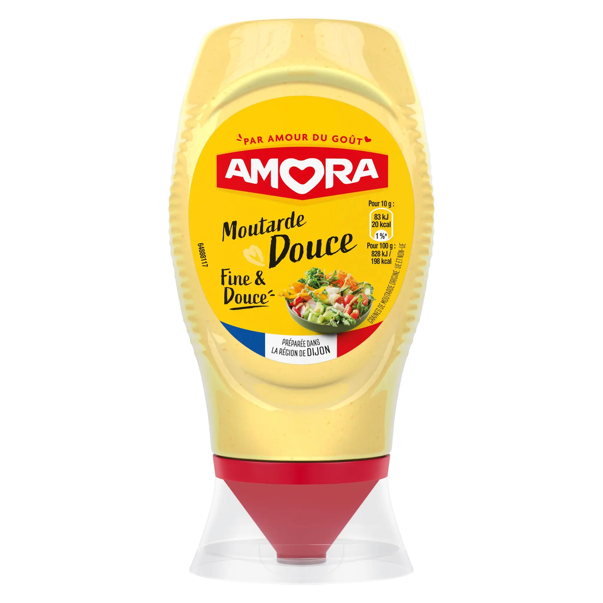 AMORA Moutarde fine et douce flacon souple