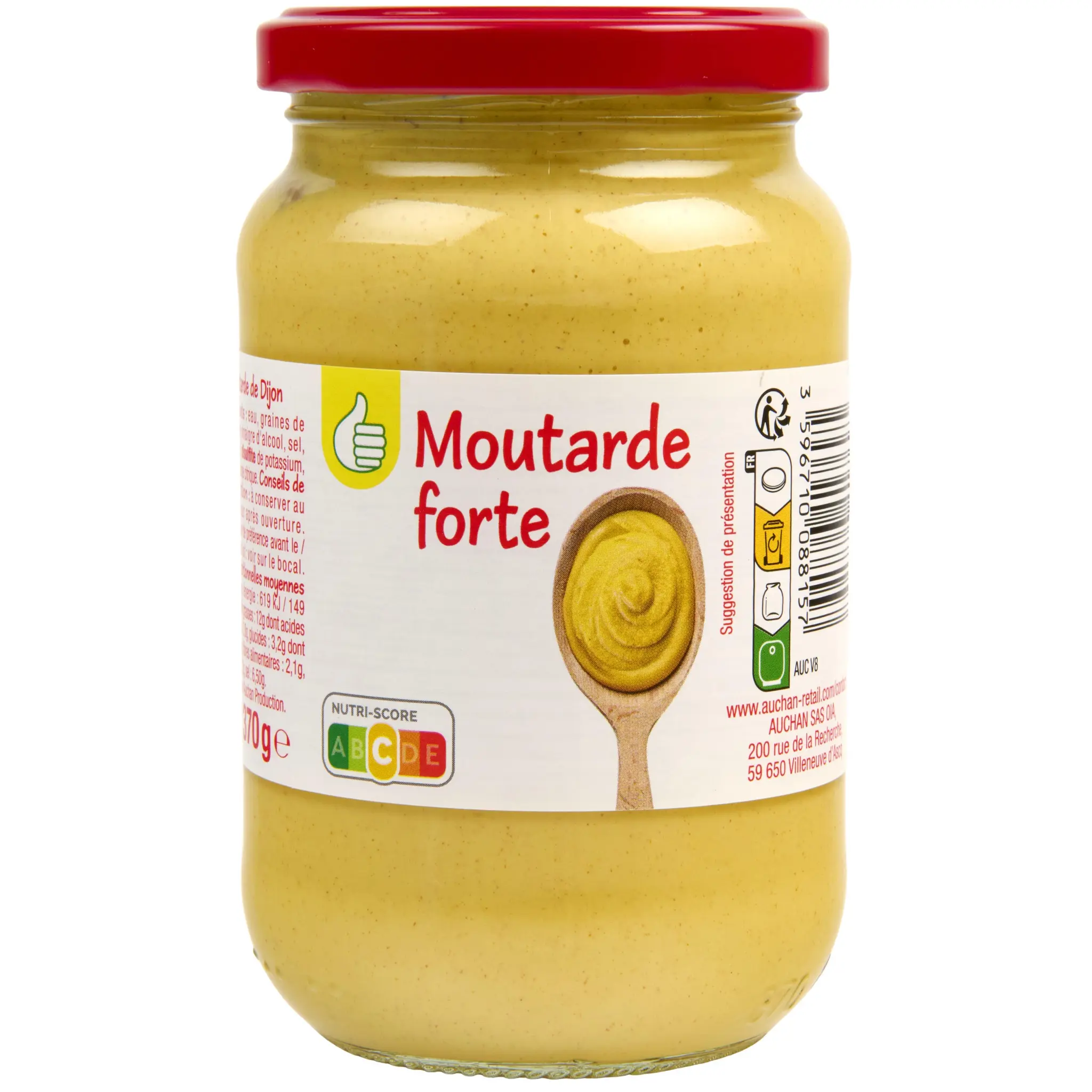 POUCE Moutarde de Dijon au vinaigre