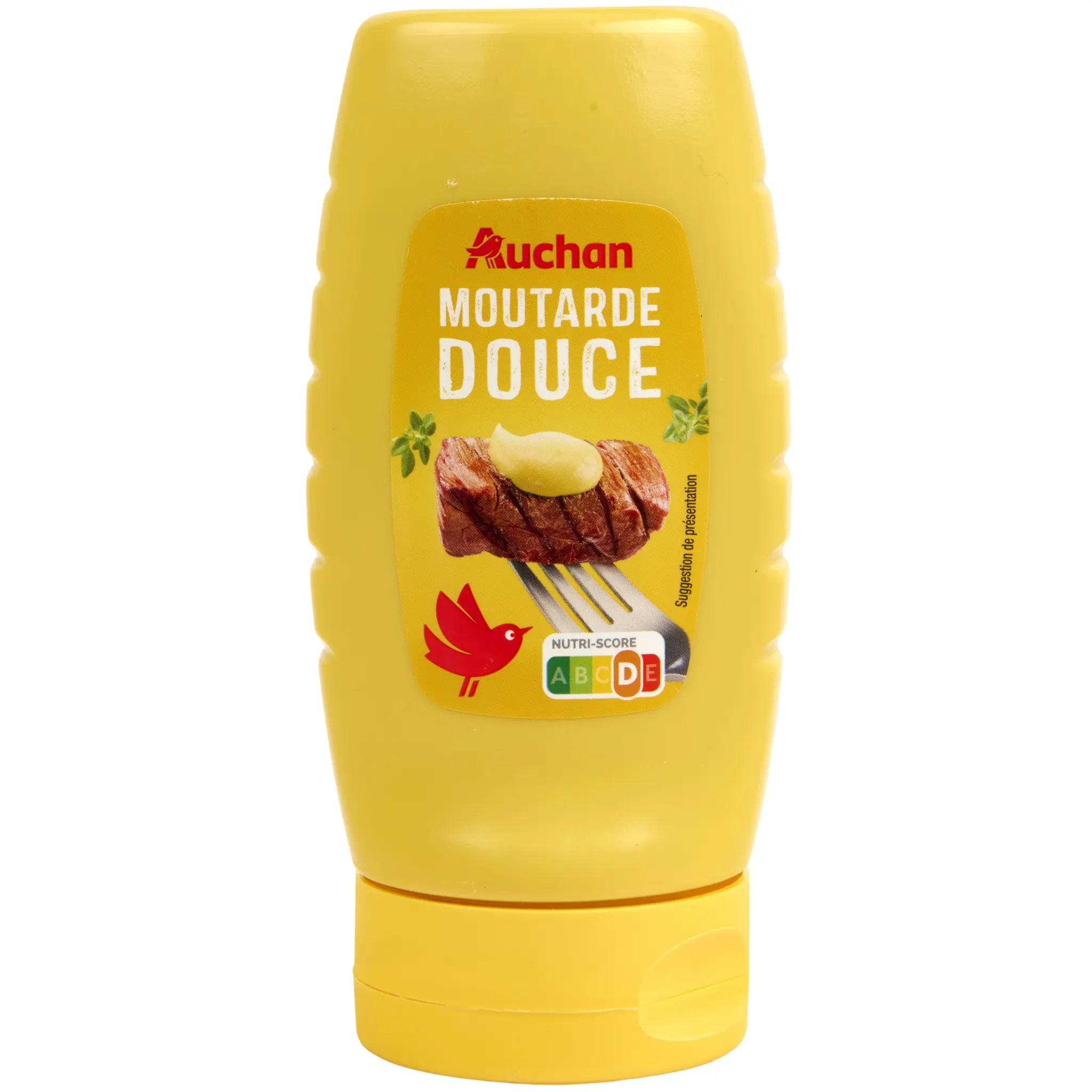 AUCHAN Moutarde douce flacon souple