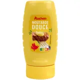 AUCHAN Moutarde douce flacon souple
