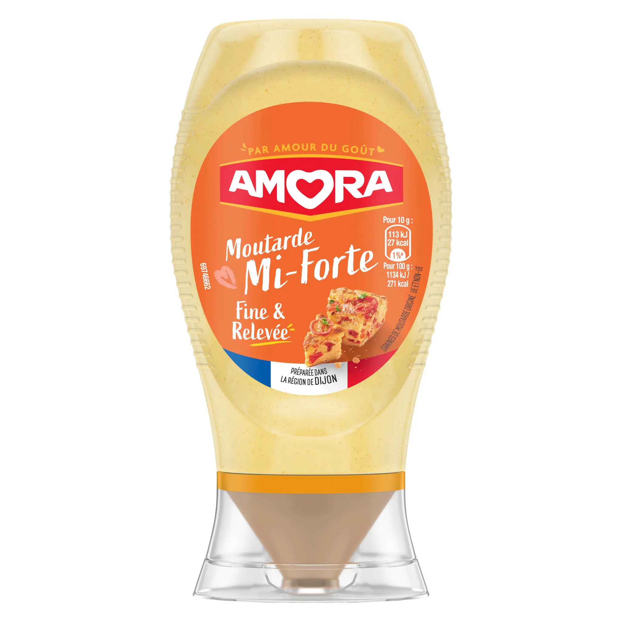 AMORA Moutarde mi-forte flacon souple