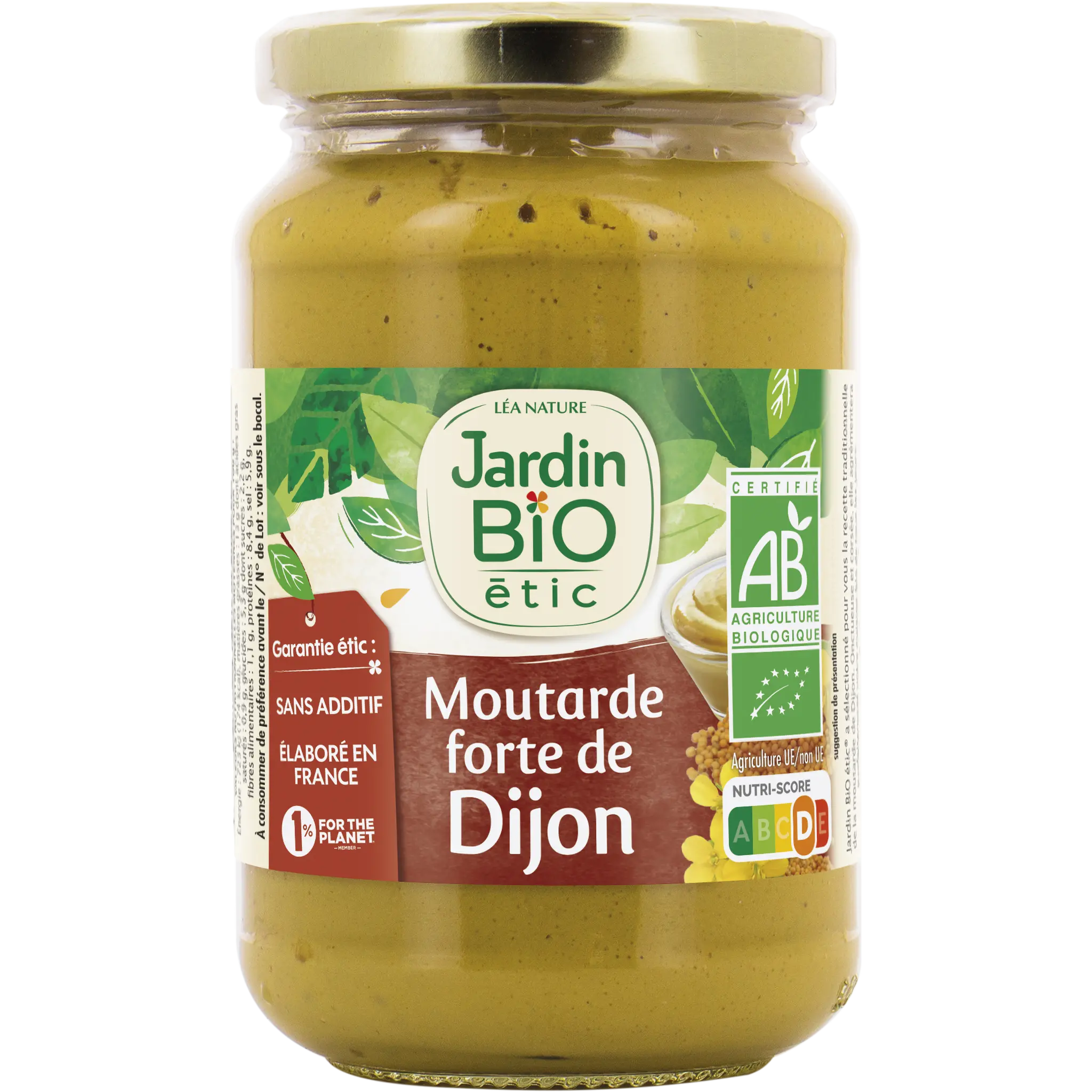 JARDIN BIO ETIC Moutarde forte de Dijon