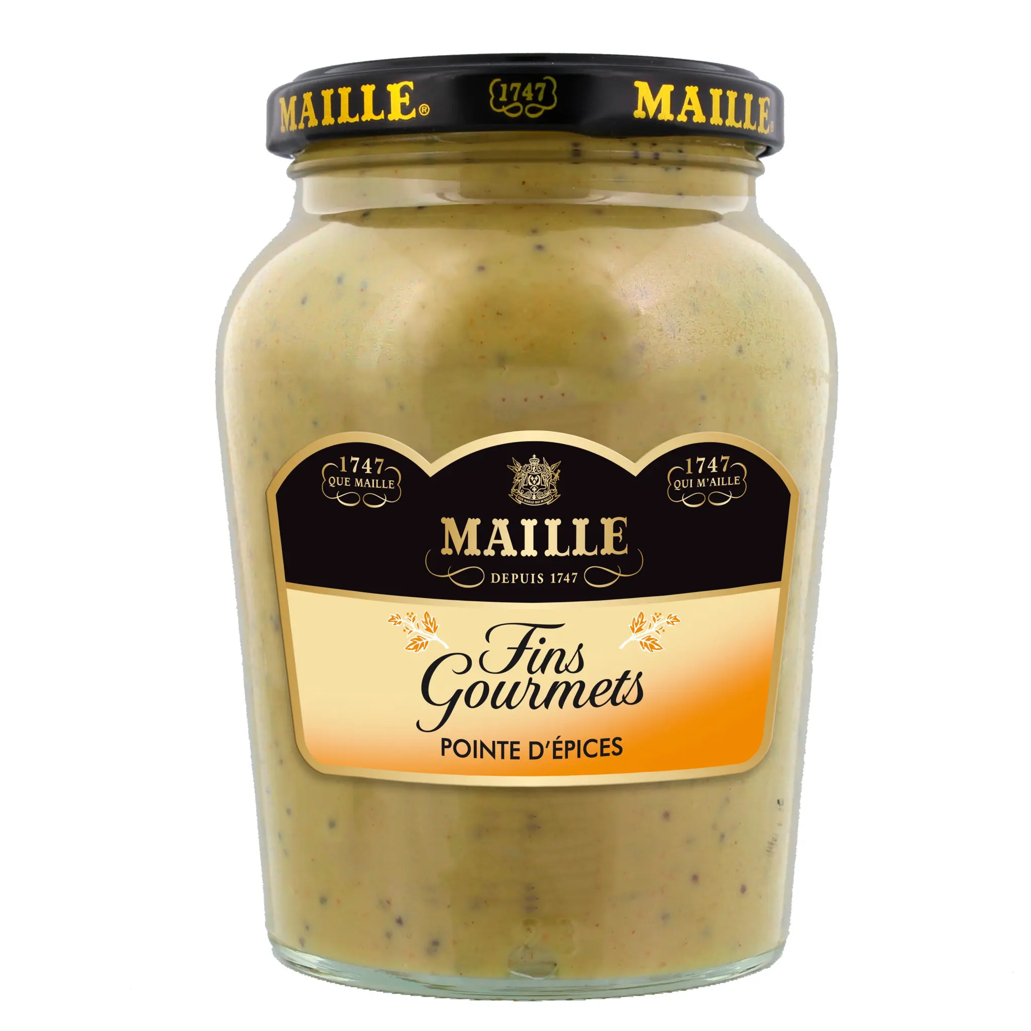 MAILLE Moutarde fins gourmets pointe d'épices
