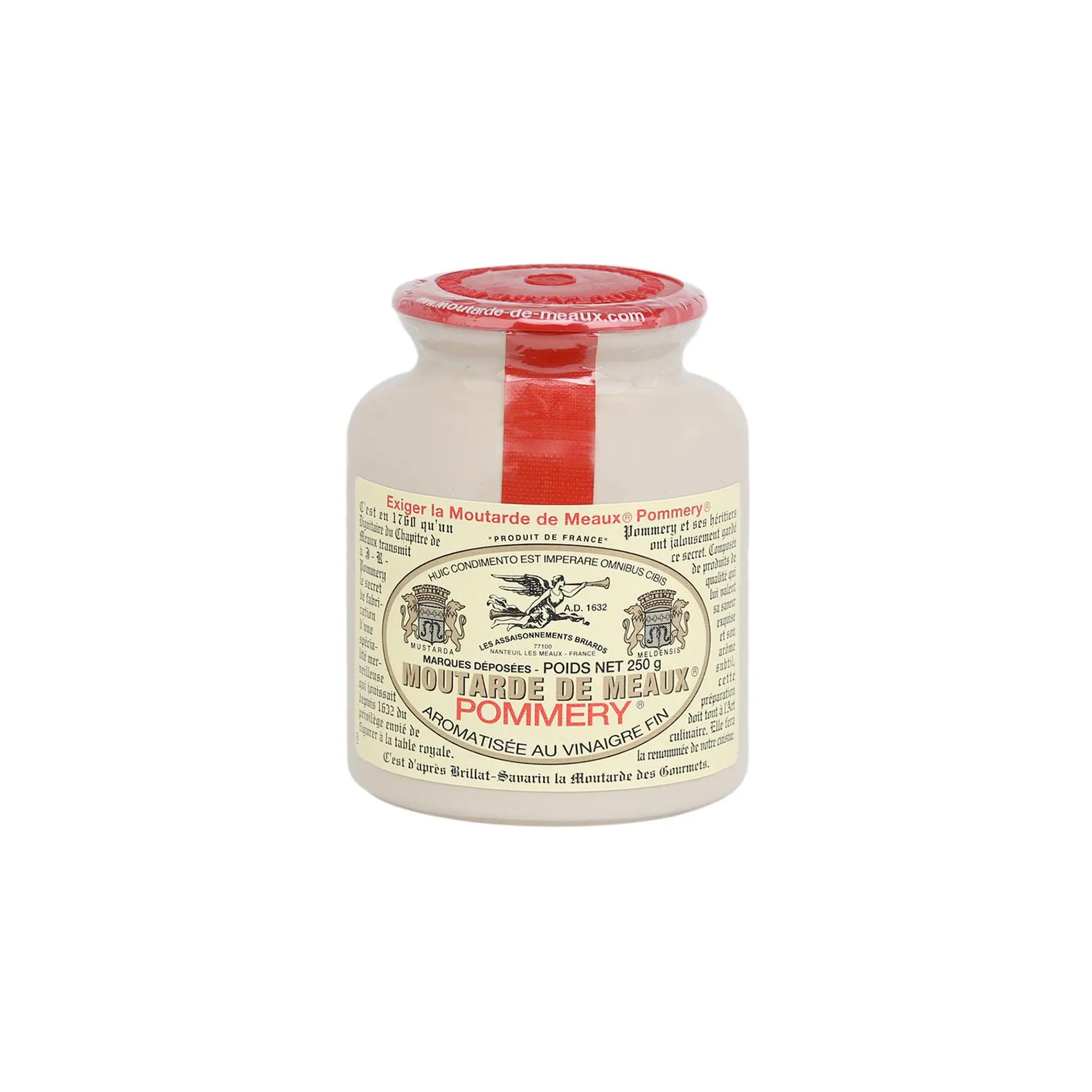 POMMERY Moutarde de Meaux aromatisée au vinaigre fin