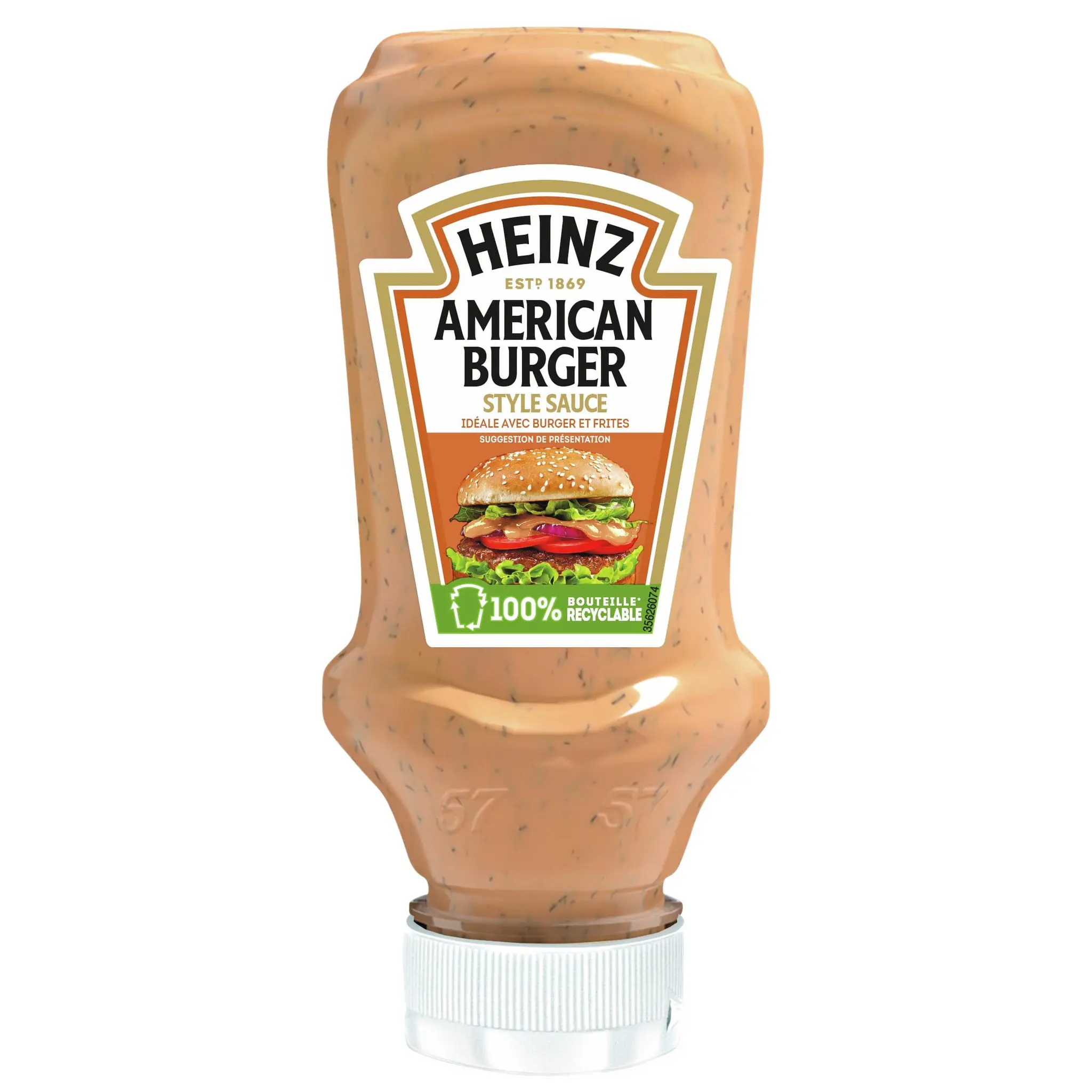 HEINZ Sauce american burger top down flacon souple