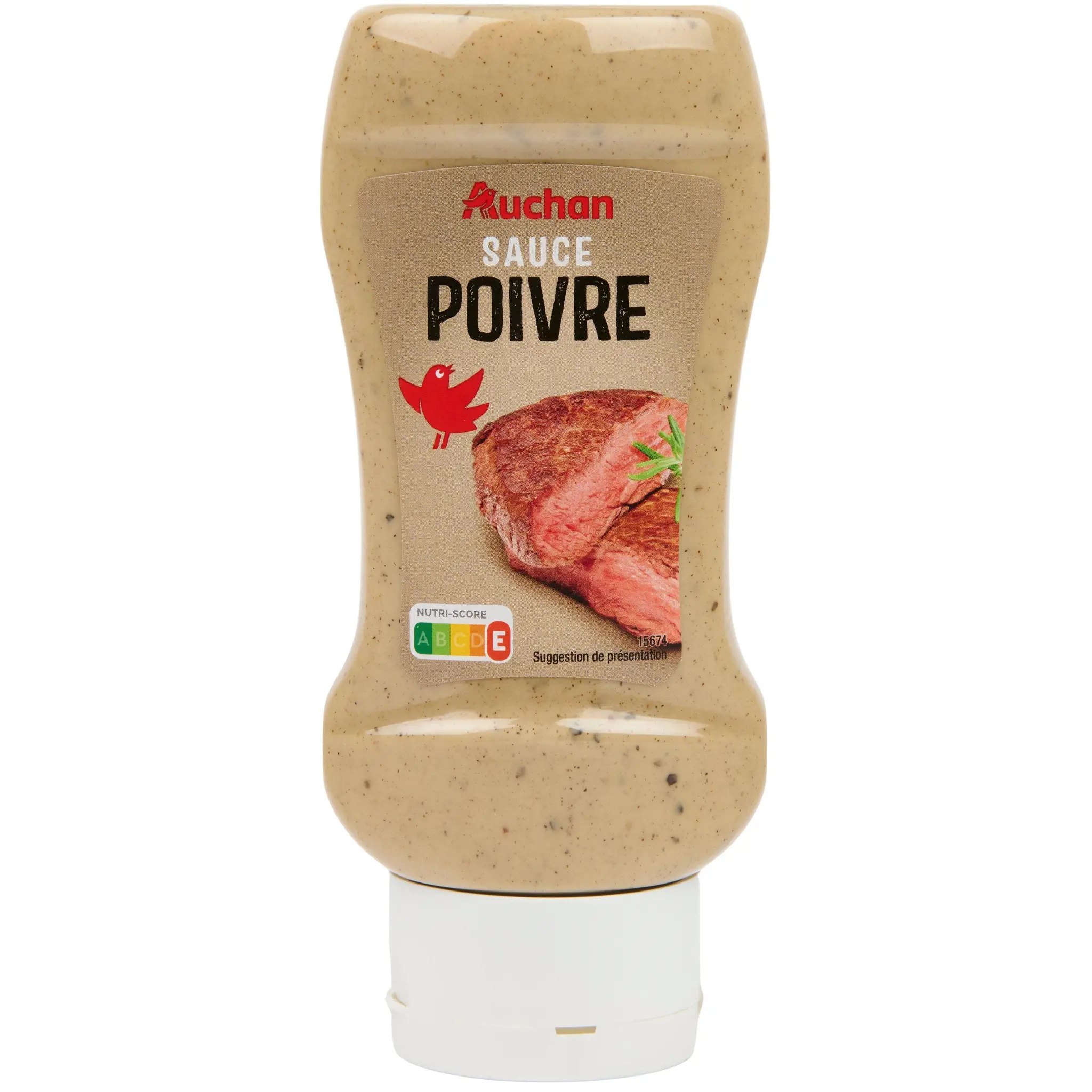 AUCHAN Sauce poivre flacon souple