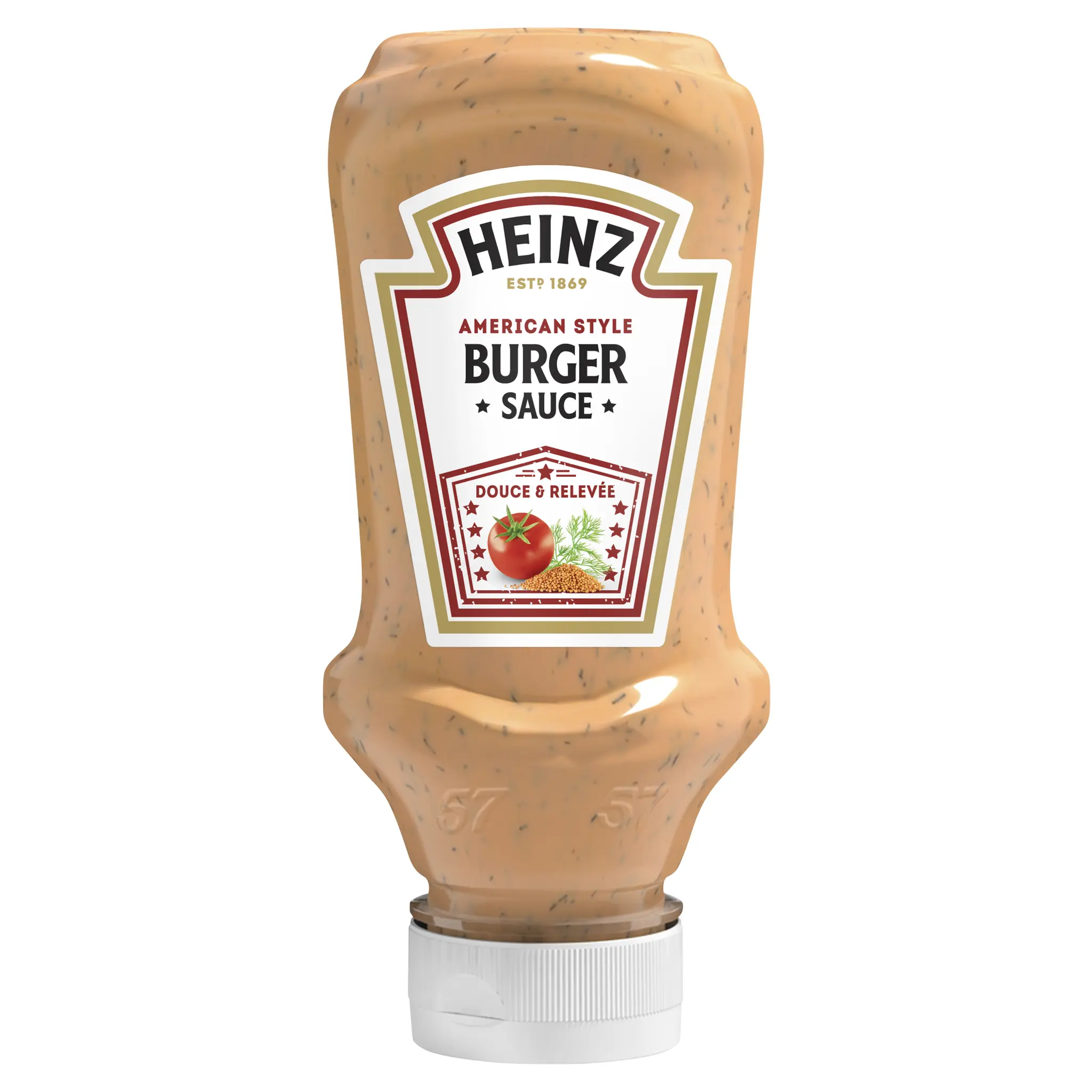 HEINZ Sauce burger douce et relevée flacon souple