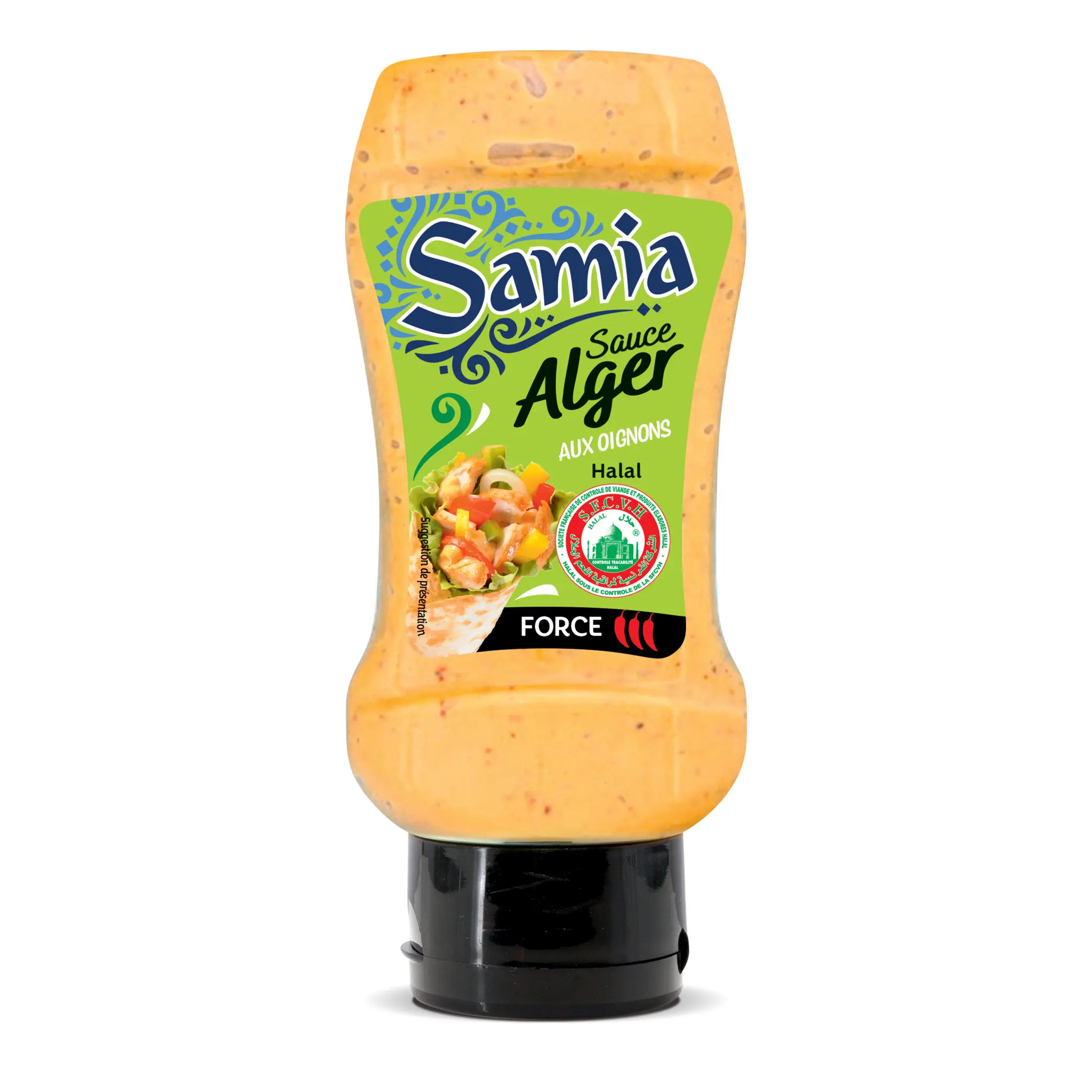 SAMIA Sauce Alger aux oignons halal flacon souple