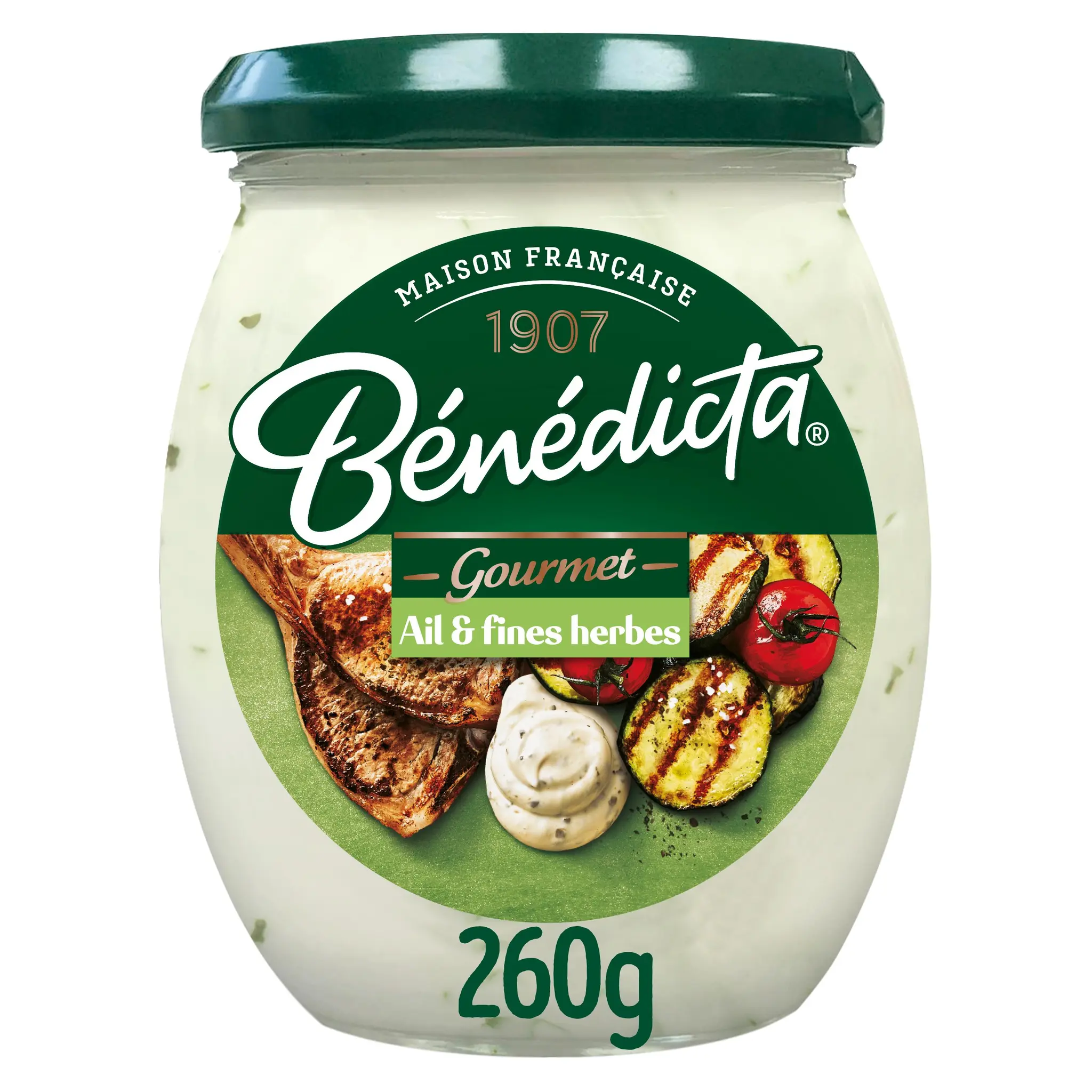 BENEDICTA Sauce ail et fines herbes pour viandes blanches