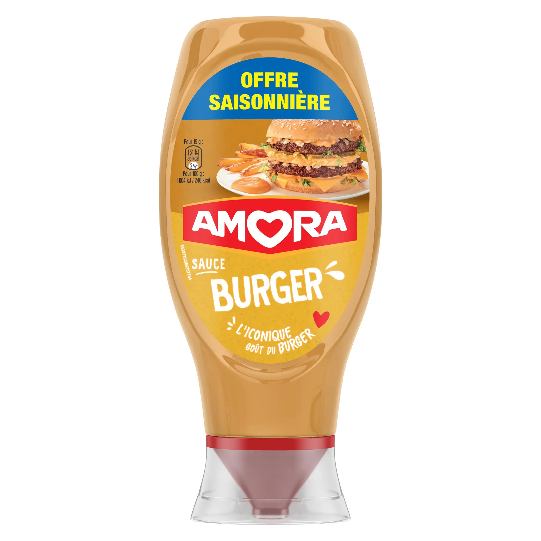 AMORA Sauce burger flacon souple