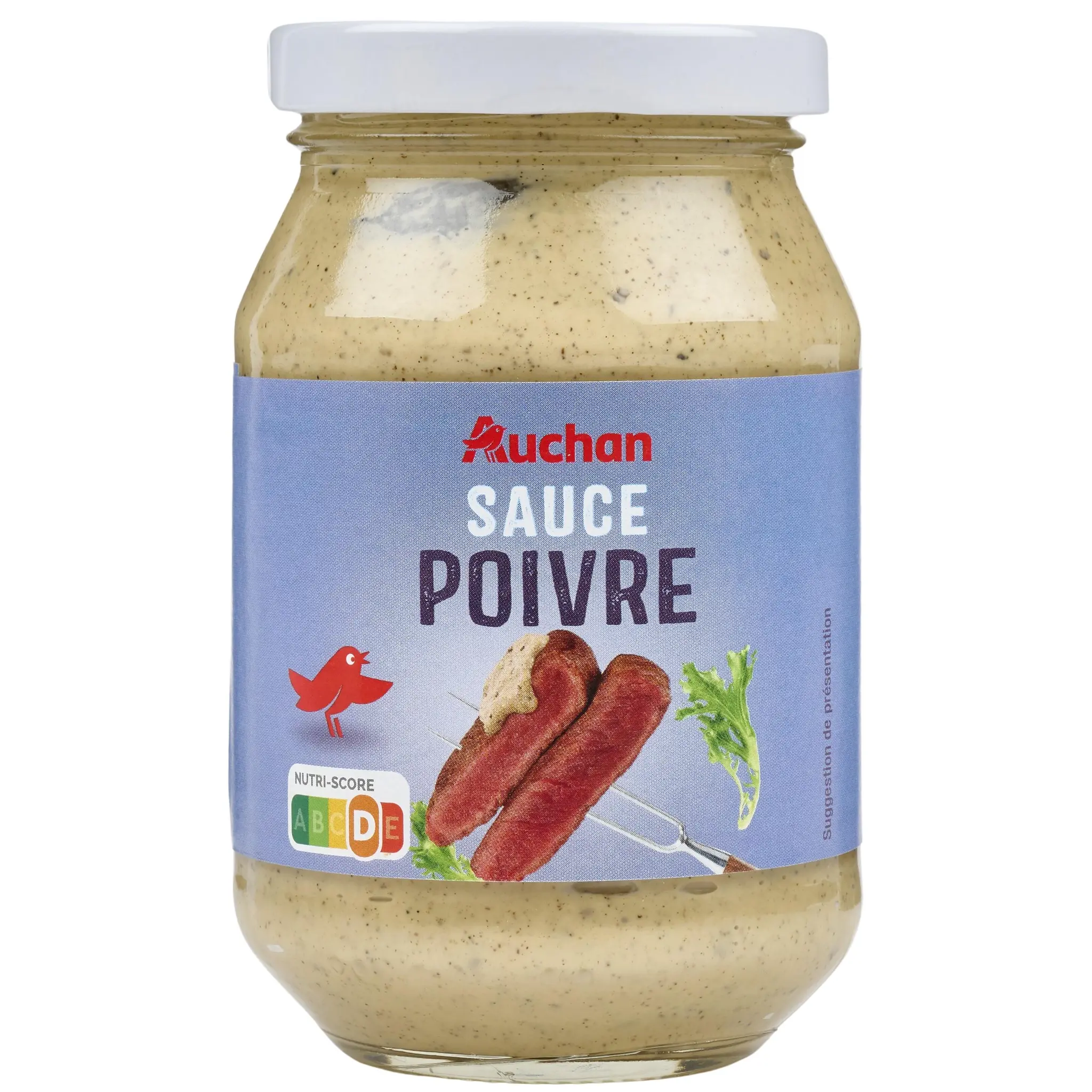 AUCHAN Sauce au poivre en bocal