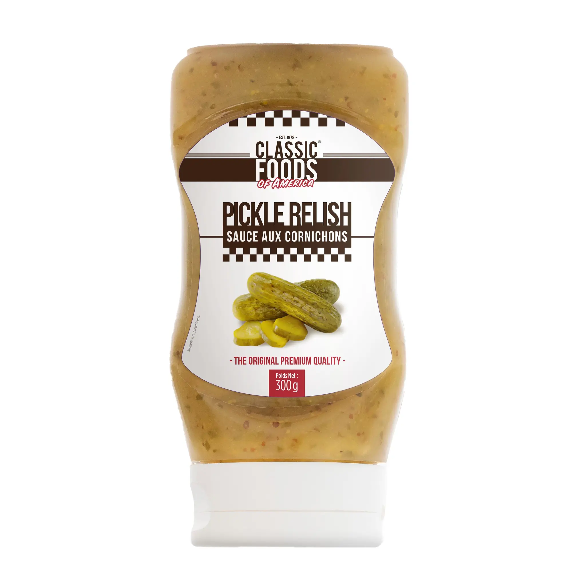 CLASSIC FOODS OF AMERICA Sauce aux cornichons Pickle Relish