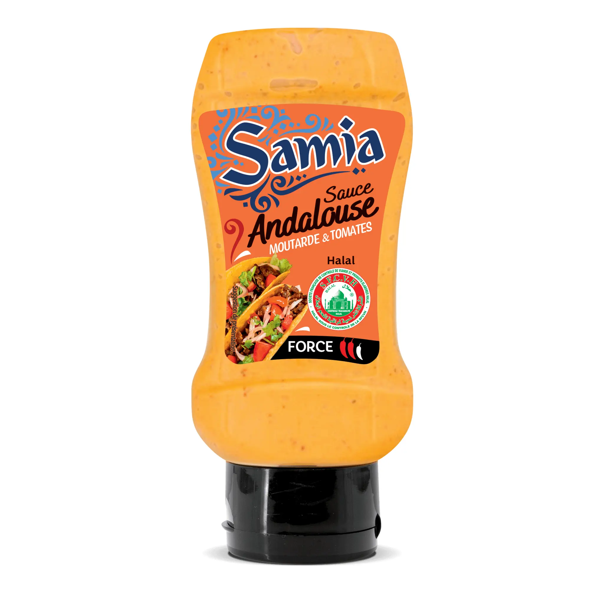SAMIA Sauce Andalouse halal moutarde et tomates