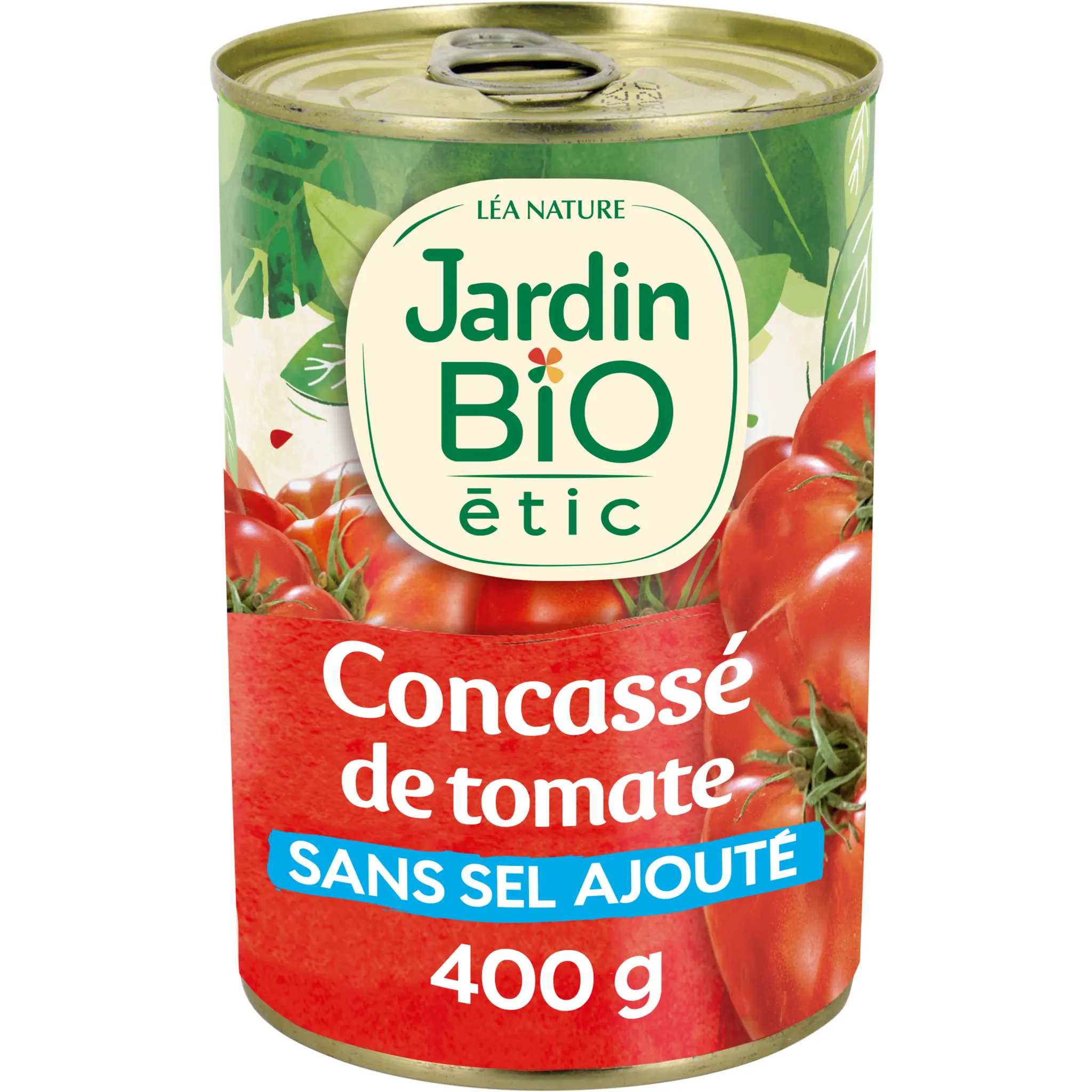 JARDIN BIO ETIC Concassé de tomates fraîches au jus sans sel ajouté