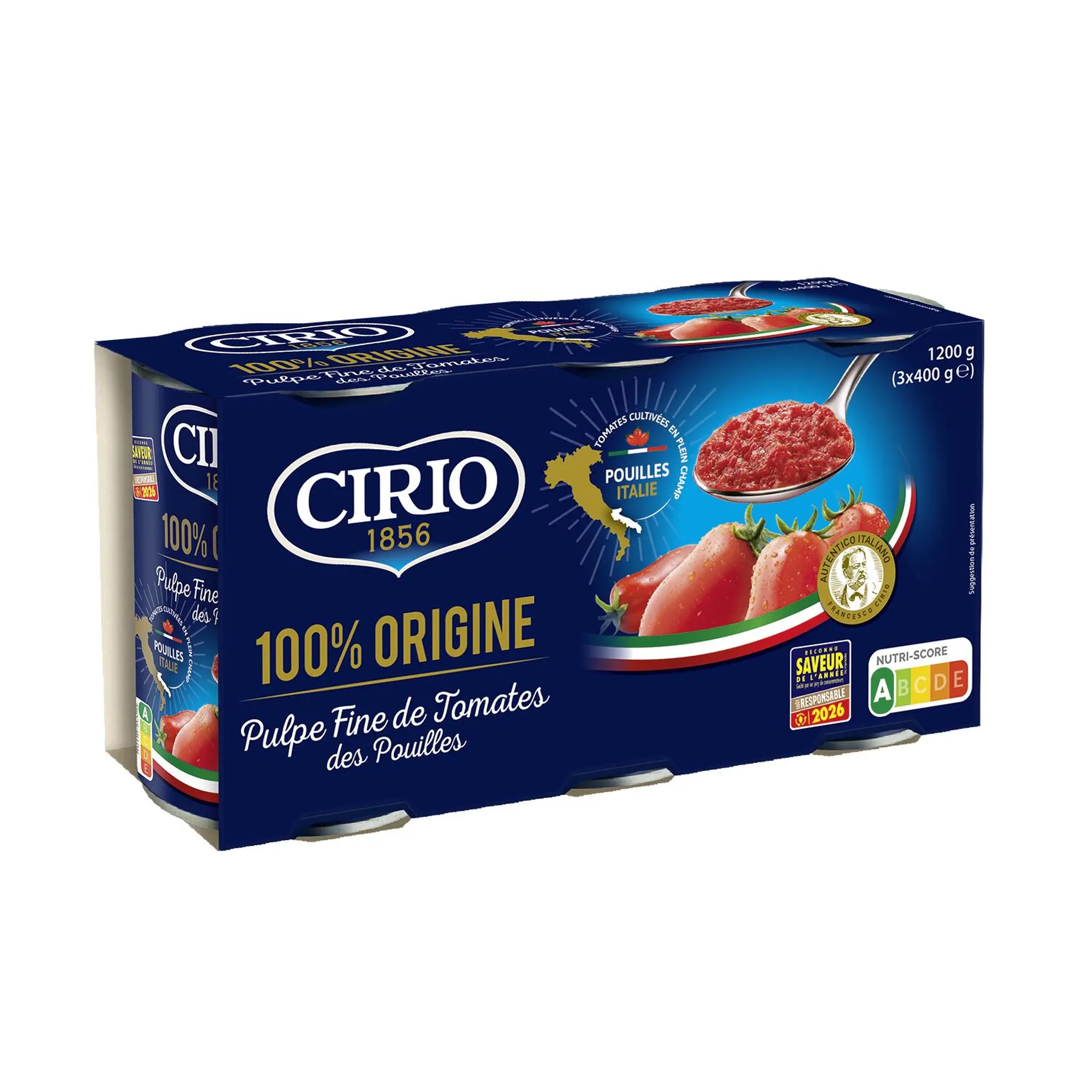 CIRIO Pulpe fine de tomates
