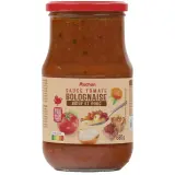 AUCHAN Sauce tomate bolognaise boeuf et porc