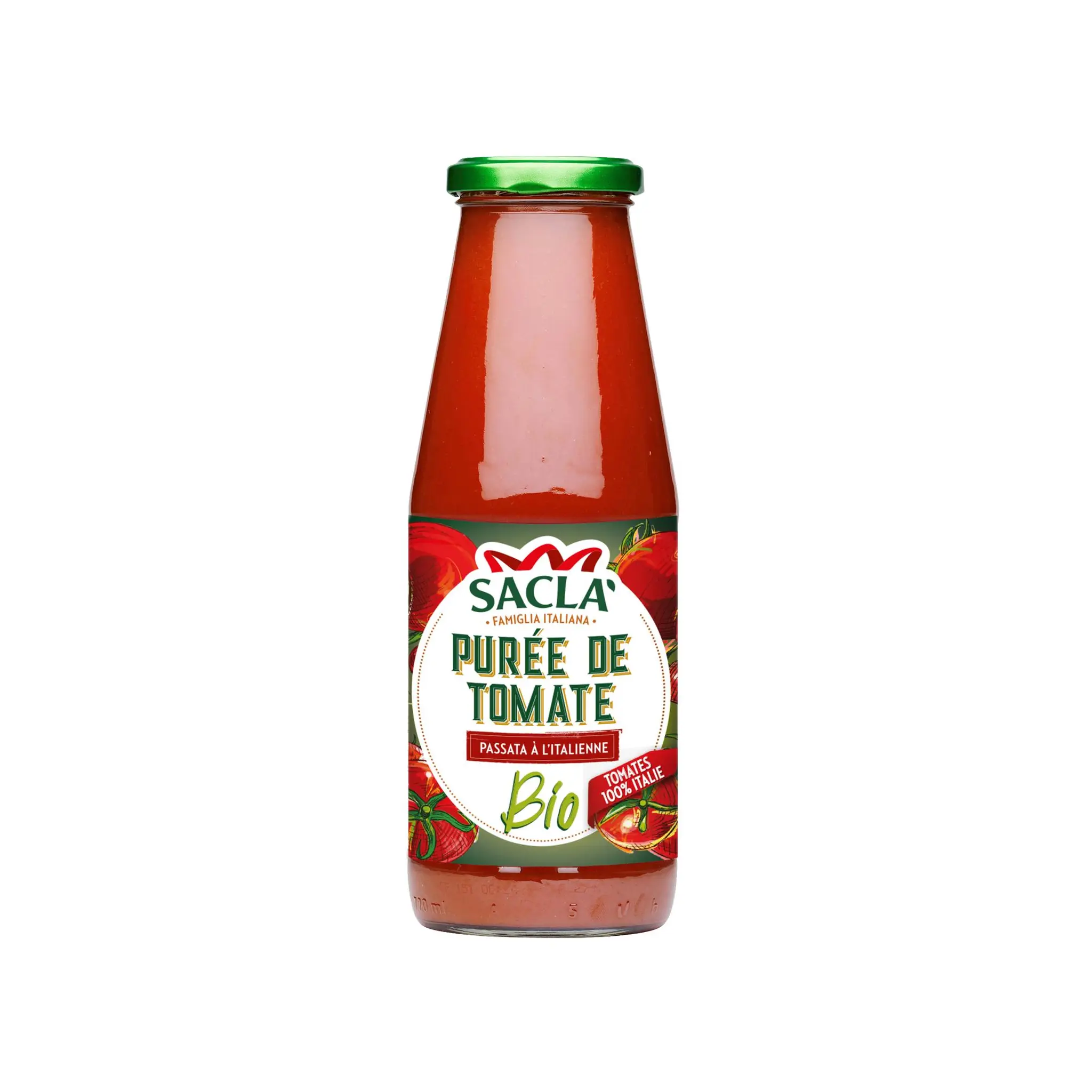 SACLA Purée de tomates fraîches bio 100% Italie
