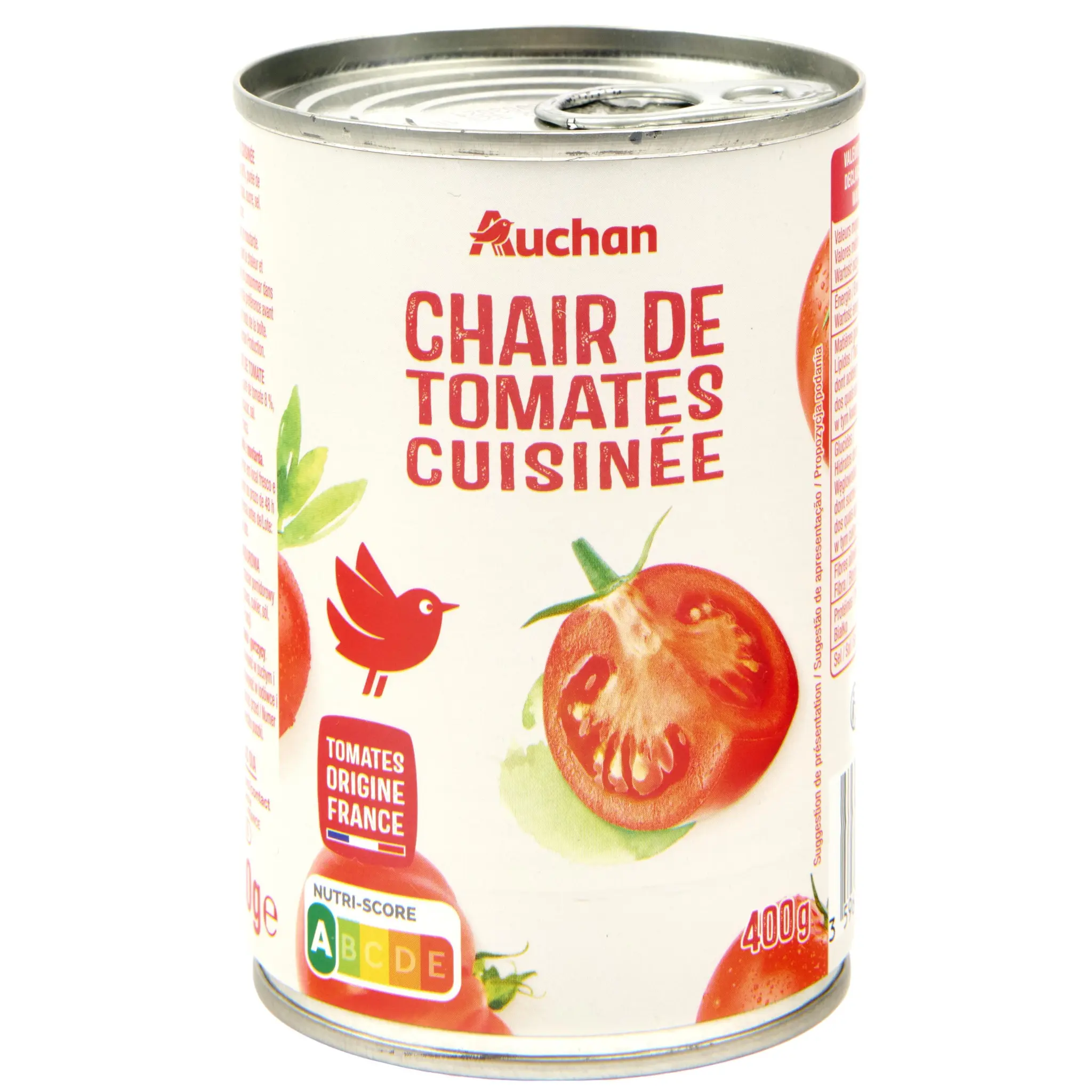 AUCHAN Chair de tomates cuisinée