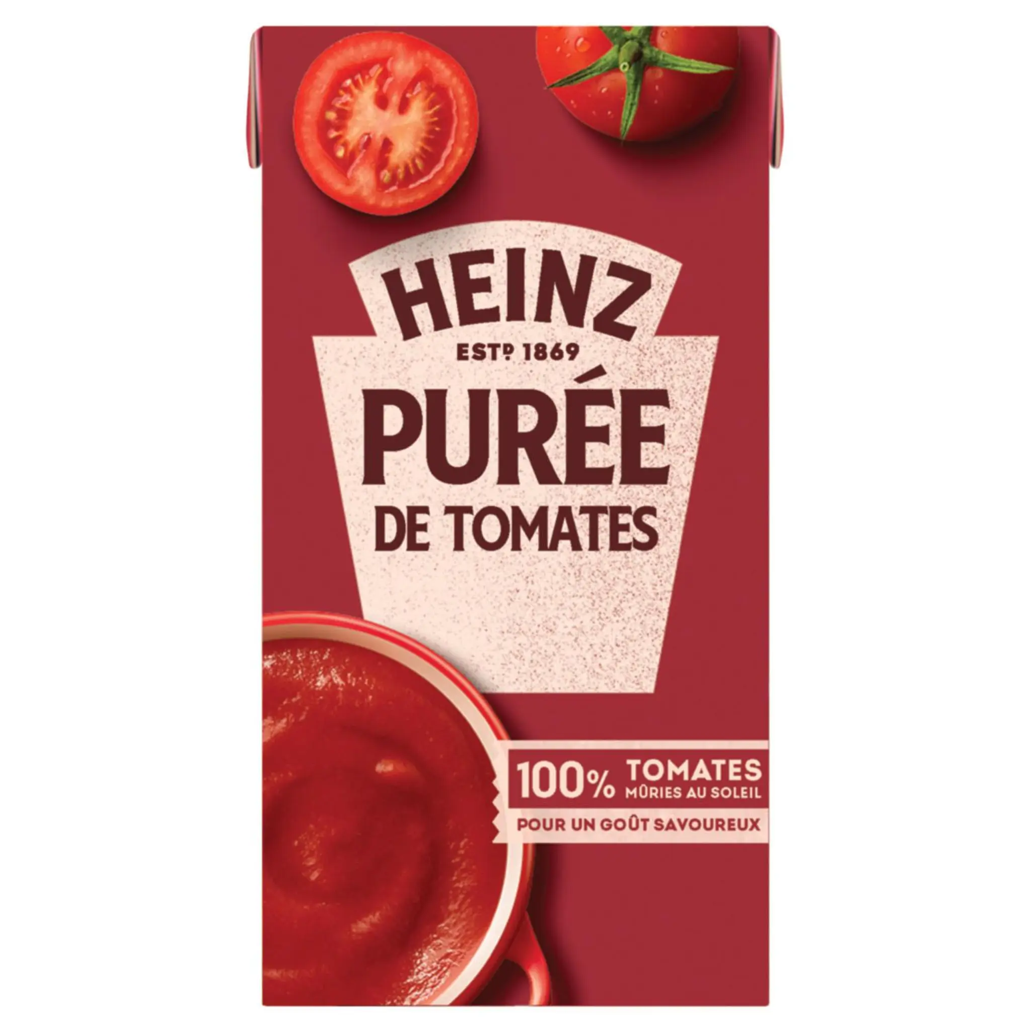 HEINZ Purée de tomates en brique