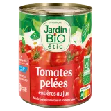 JARDIN BIO ETIC Tomates pelées entières au jus