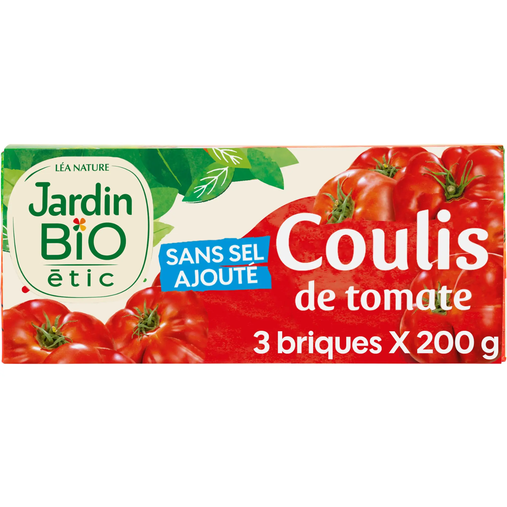 JARDIN BIO ETIC Coulis de tomate sans sel ajouté