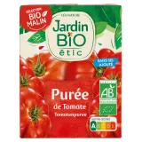 JARDIN BIO ETIC Purée de tomates en brique