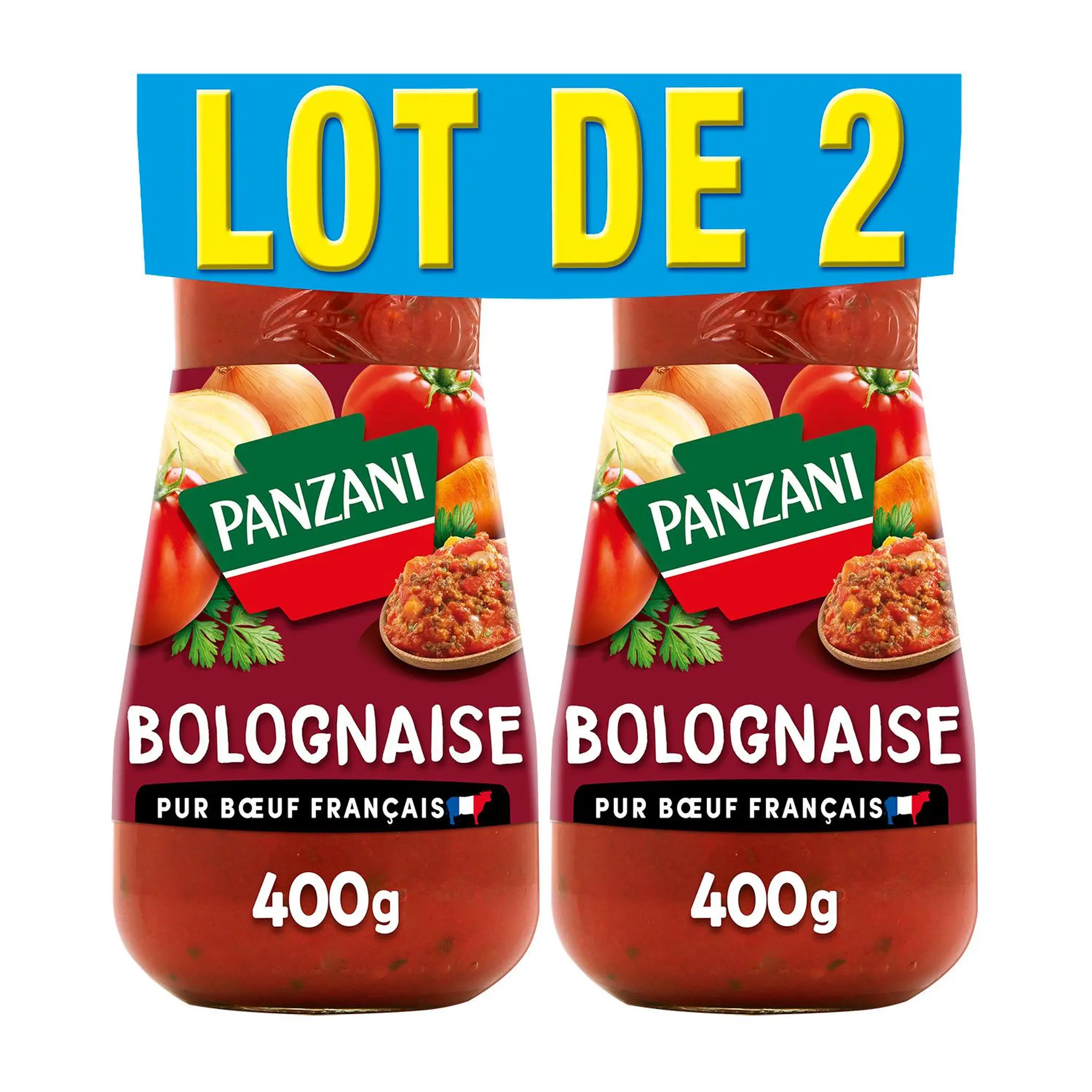 PANZANI Sauce bolognaise 100% pur bœuf