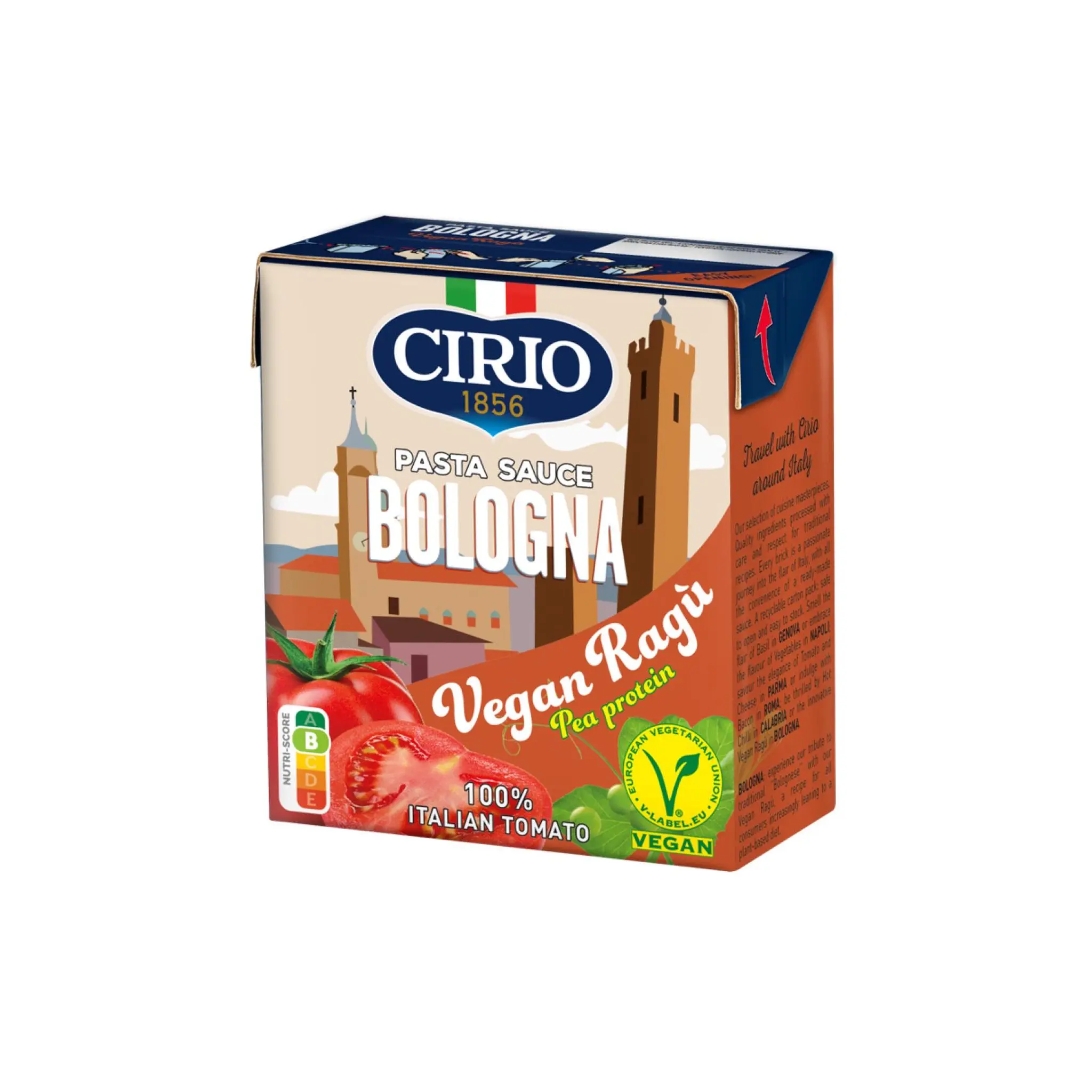 CIRIO Sauce tomate aux légumes et protéines de pois prête à l'emploi