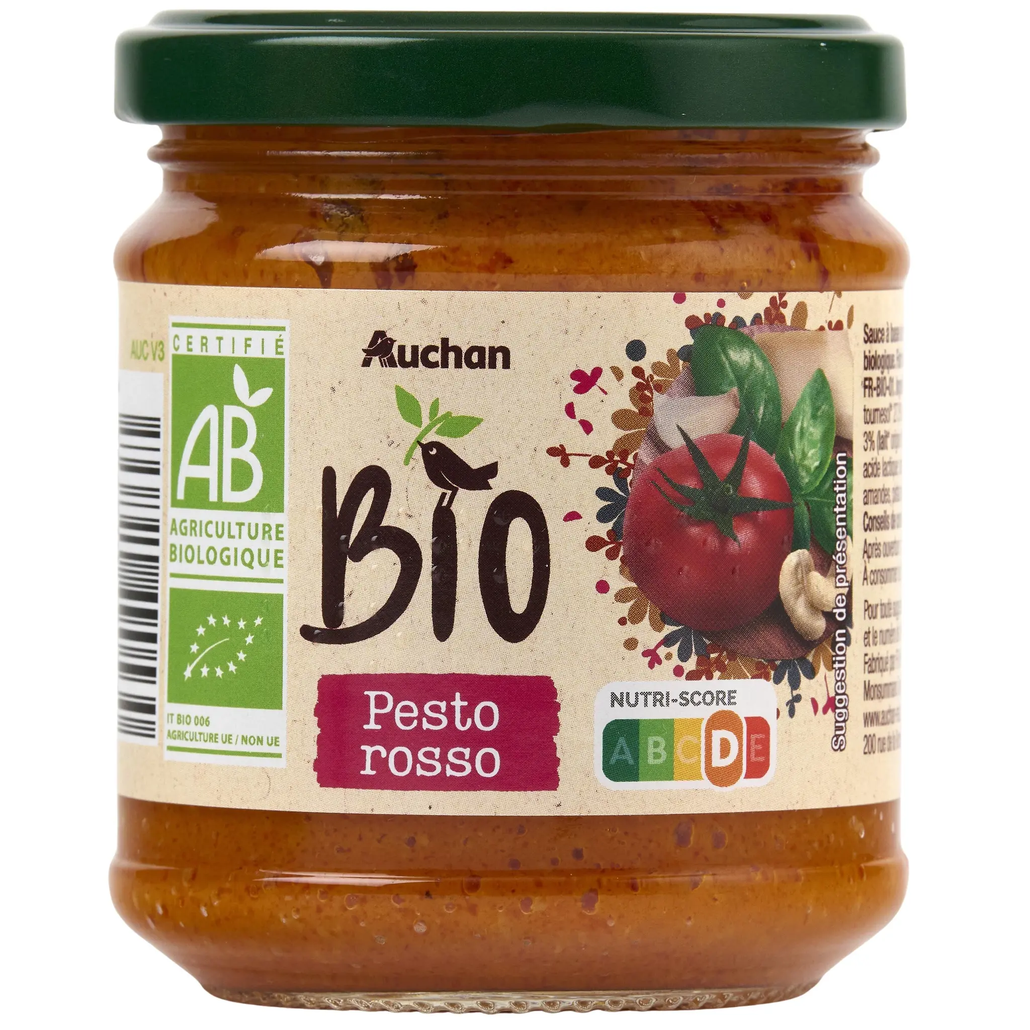 AUCHAN BIO Pesto rosso