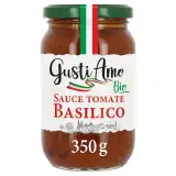 GUSTI AMO Sauce tomate Basilico bio aux tomates séchées des Pouilles