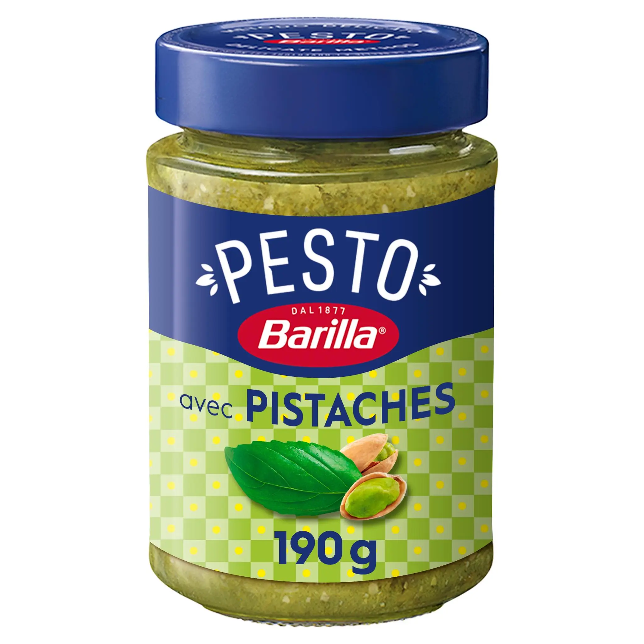 BARILLA Sauce pesto au basilic et pistache en bocal