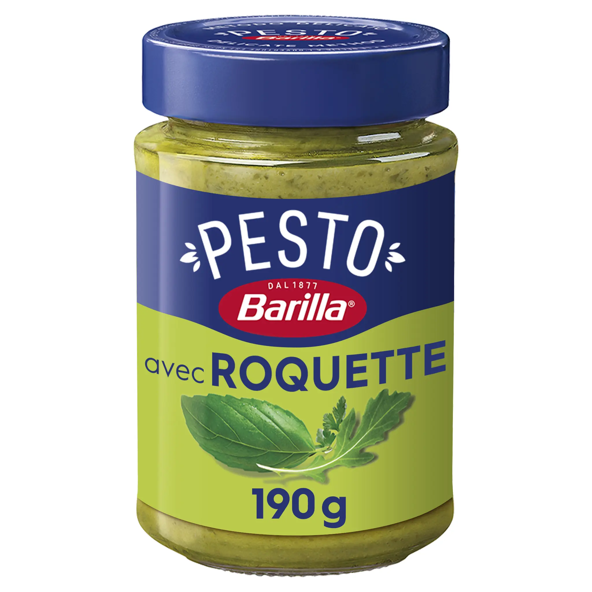 BARILLA Sauce pesto au basilic et roquette en bocal