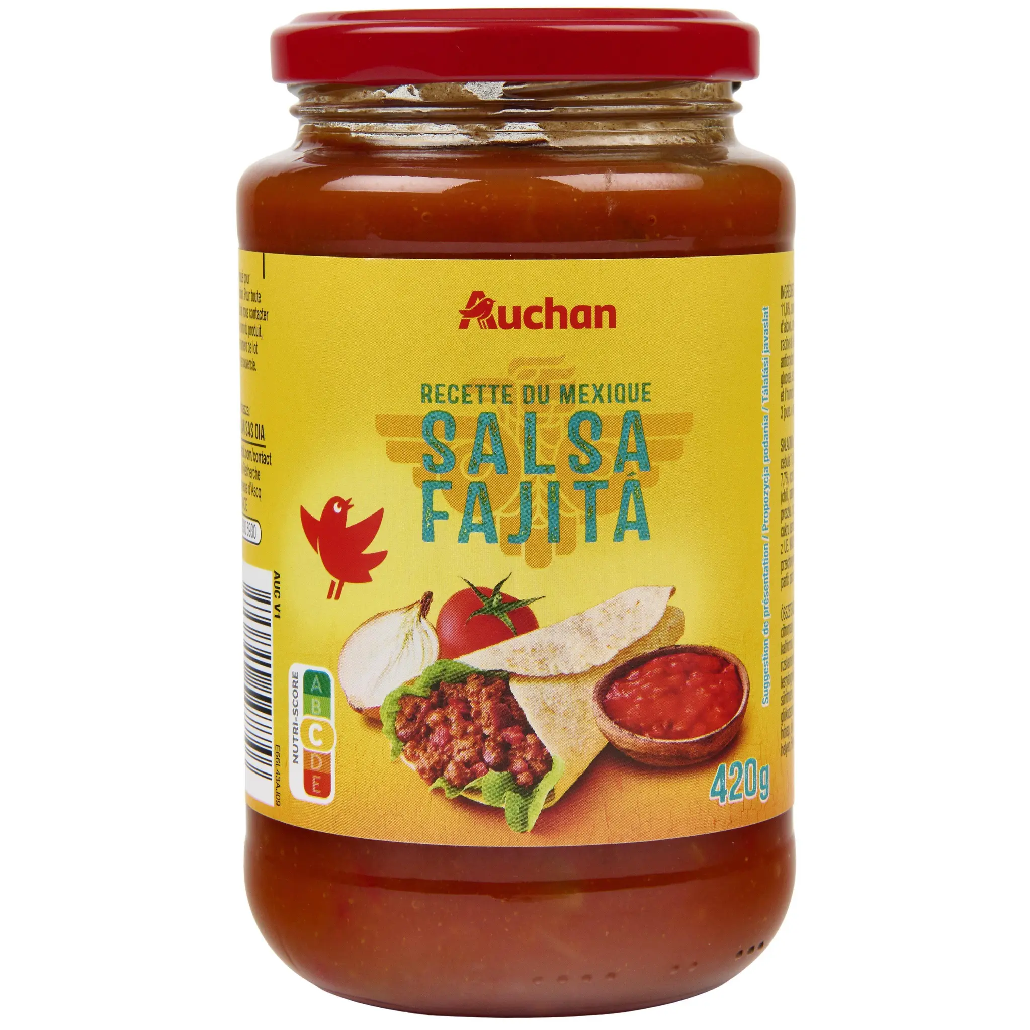 AUCHAN Sauce fajita