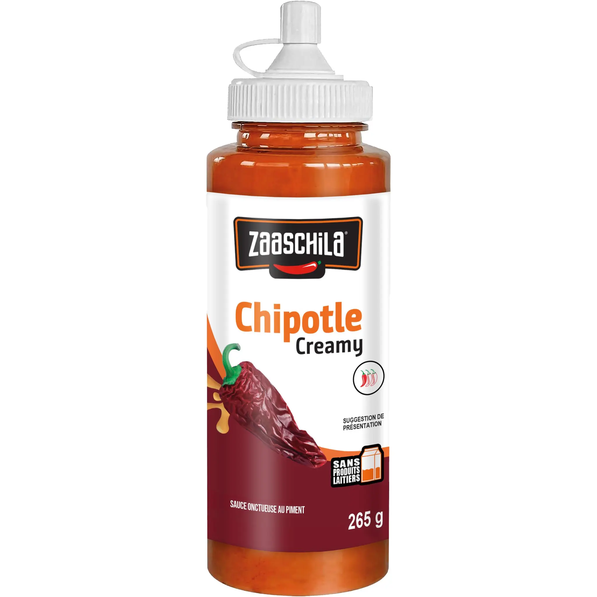 ZAASCHILA Sauce chipotle au piment jalapeño crémeuse fumée