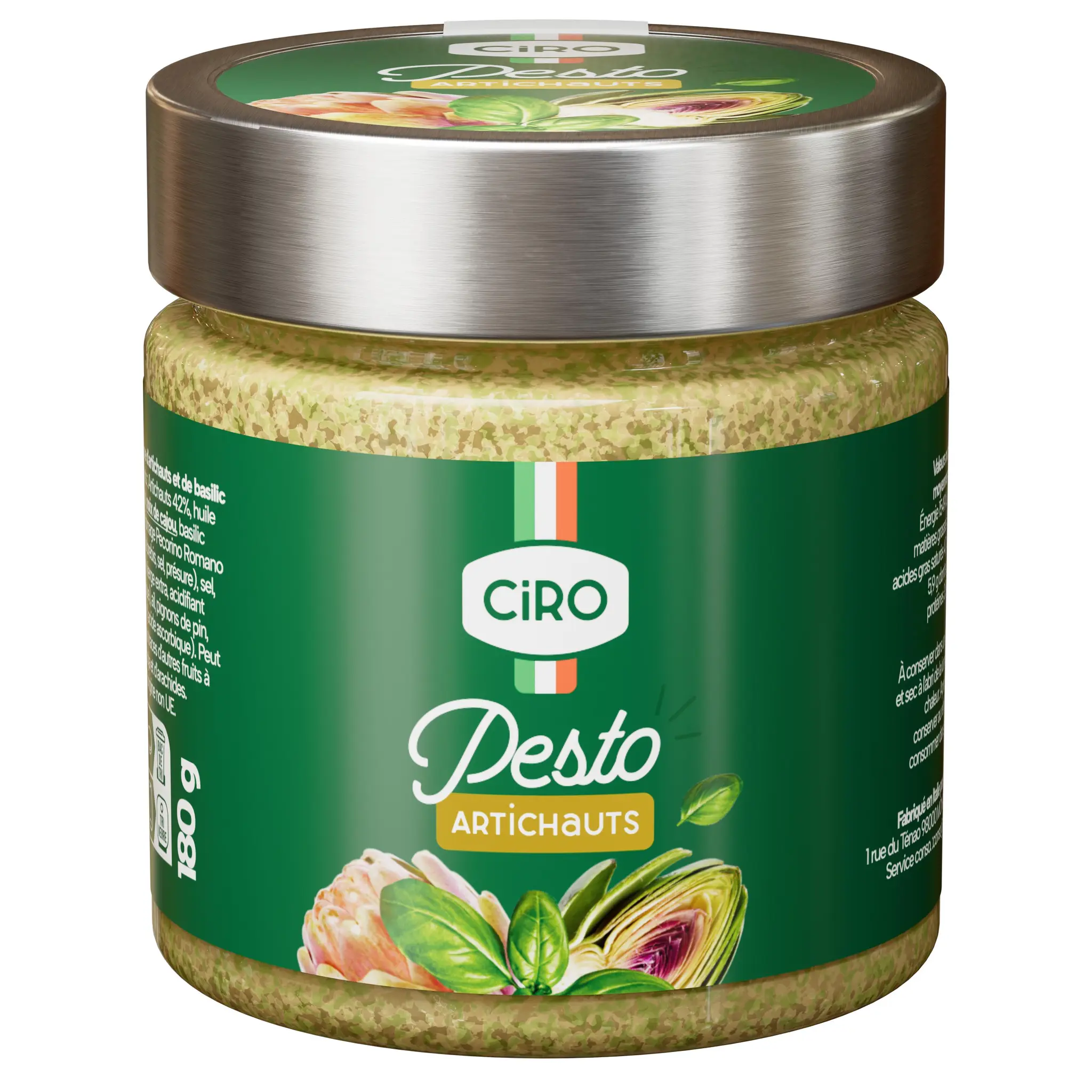 CIRO Sauce pesto aux artichauts