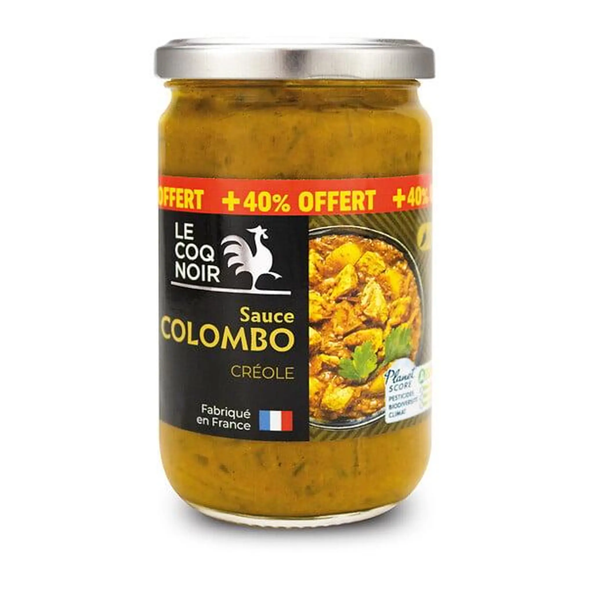 LE COQ NOIR Sauce colombo bio