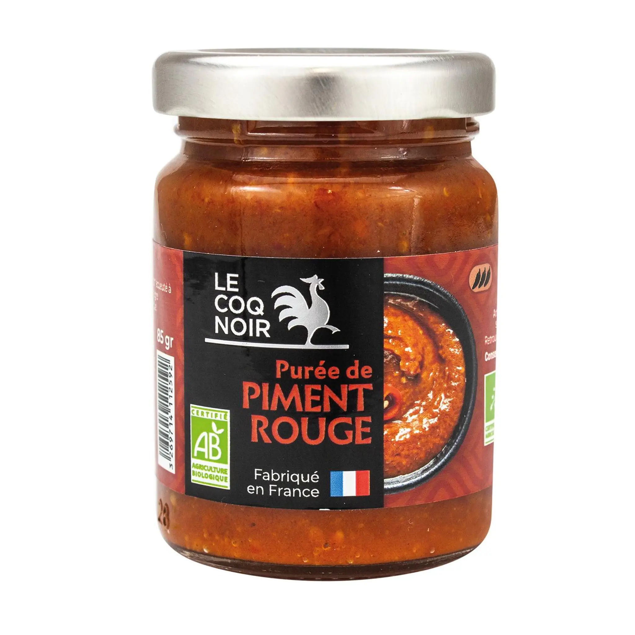 LE COQ NOIR Purée de piment rouge bio