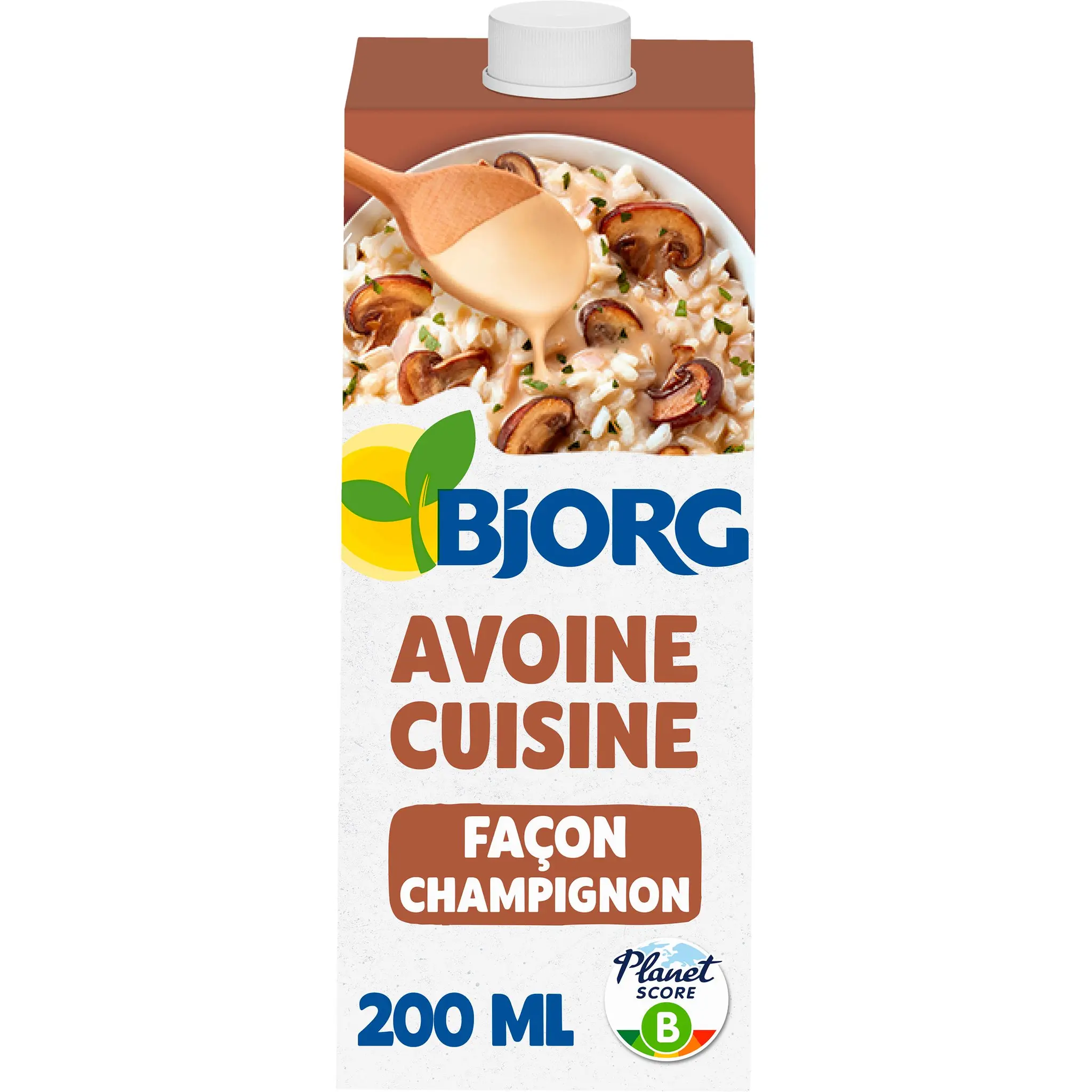 BJORG Aides culinaires végétales à base d'avoine et de champignons bio