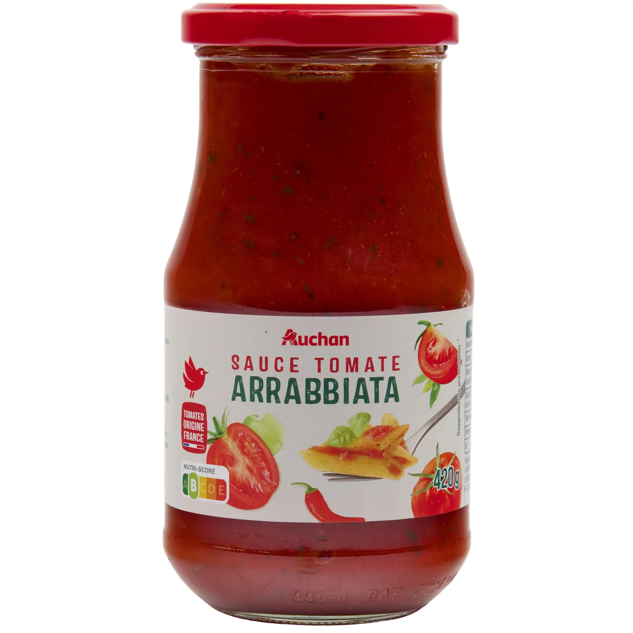 AUCHAN Sauce tomate Arrabbiata