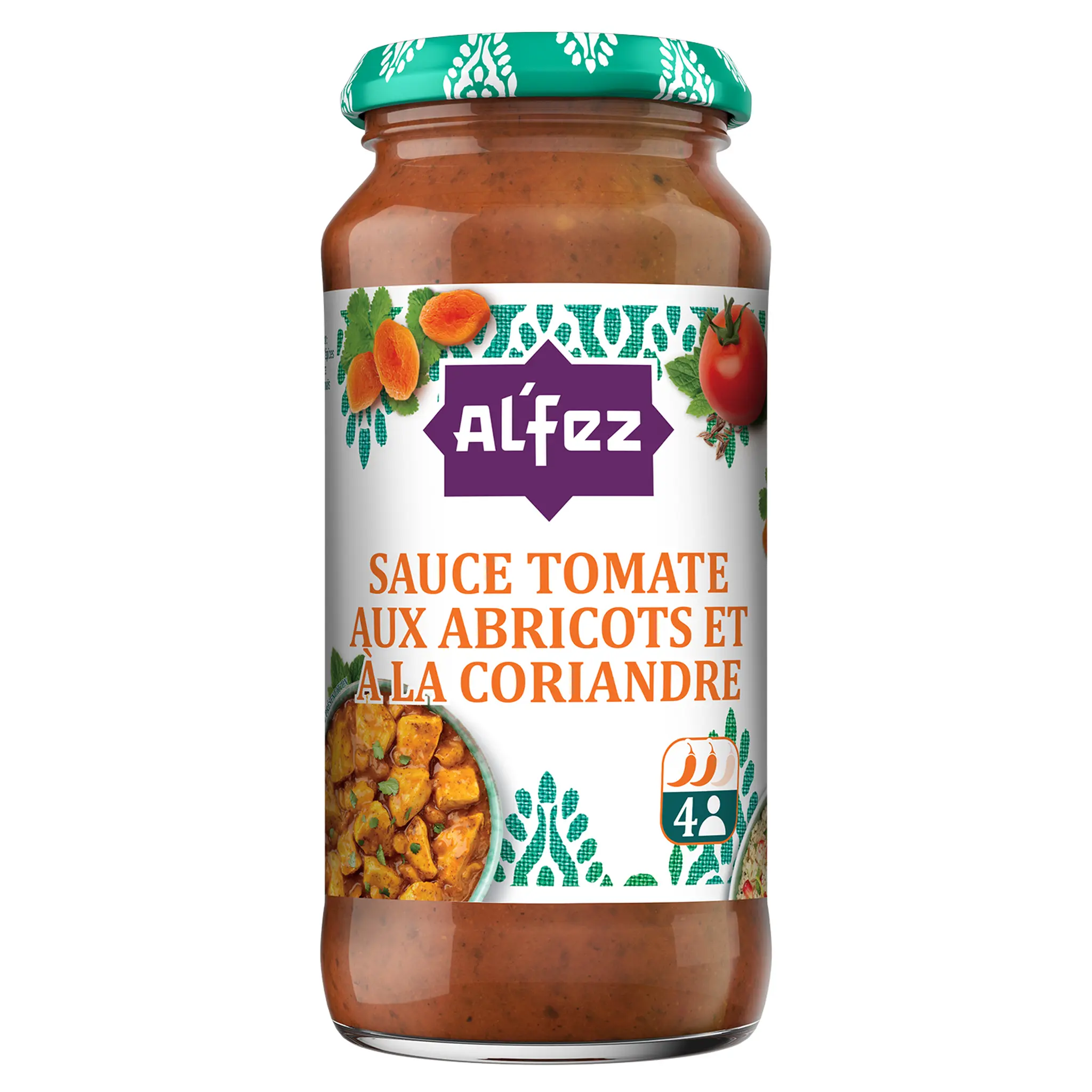 AL'FEZ Sauce tomate aux abricots et à la coriandre