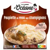 LA CUISINE D'OCEANE Paupiette de veau aux champignons et riz