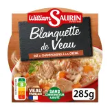 WILLIAM SAURIN Blanquette de veau avec riz et champignons à la crème