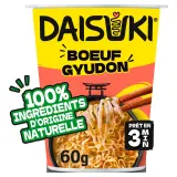 DAISUKI Cup nouilles saveur boeuf gyudon