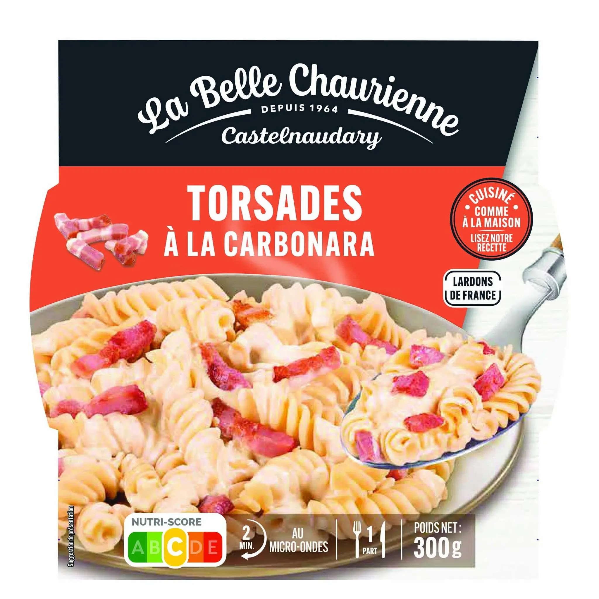 BELLE CHAURIENNE Torsades à la carbonara